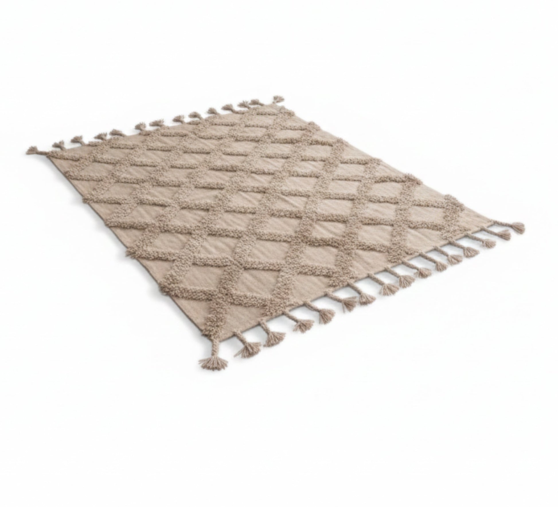 A beige rug with a delicate diamond necklace - Vitrine Furniture - Accessories