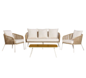 A beige session made of doubar threads - Vitrine Furniture - Outdoor Products