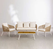 A beige session made of doubar threads - Vitrine Furniture - Outdoor Products