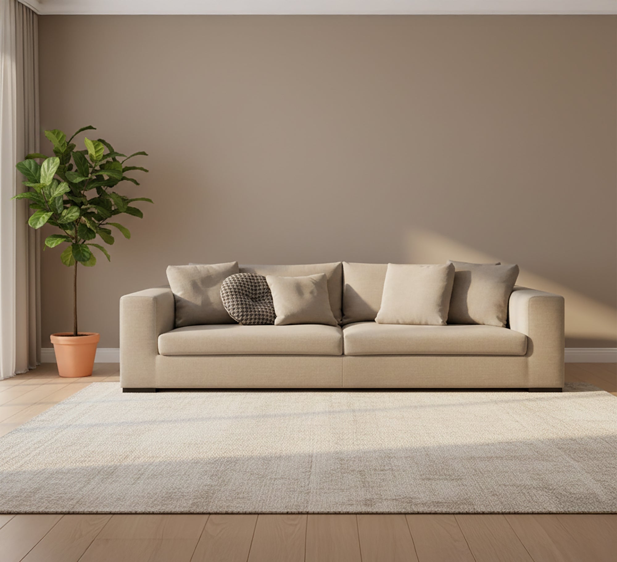 A cafe sofa with elegant cushions - Vitrine Furniture - Living room Sofas