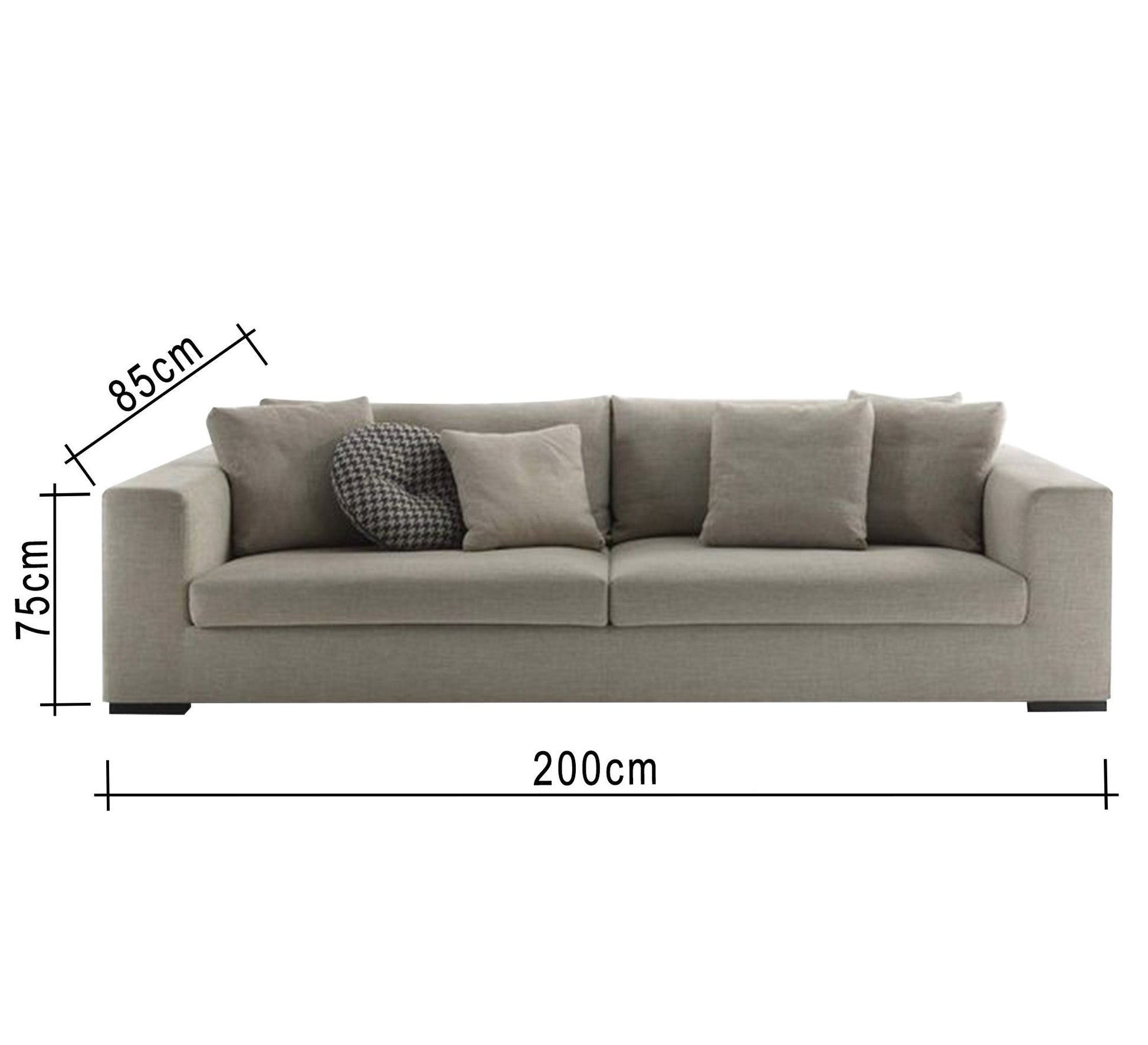 A cafe sofa with elegant cushions - Vitrine Furniture - Living room Sofas