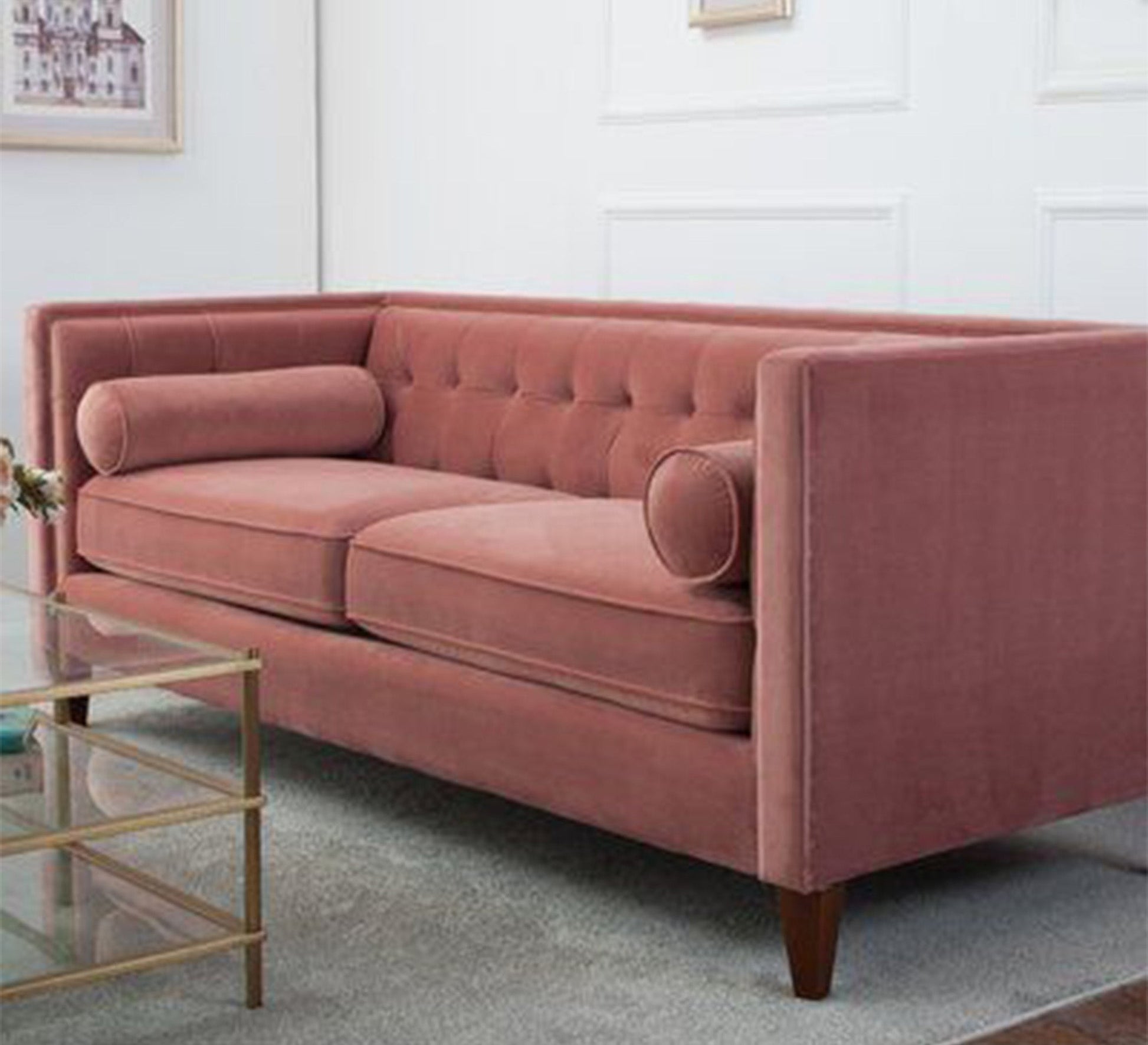 A cashmere sofa with capotonite grains from the inside - Vitrine Furniture - Living room Sofas