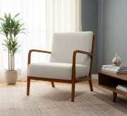 A chair with thin wooden armrests - Vitrine Furniture - Chairs & Chaise lounge