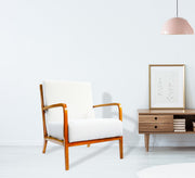 A chair with thin wooden armrests - Vitrine Furniture - Chairs & Chaise lounge