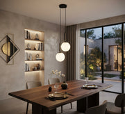 A chandelier featuring the allure of dual lighting - Vitrine Furniture - Ceiling lights