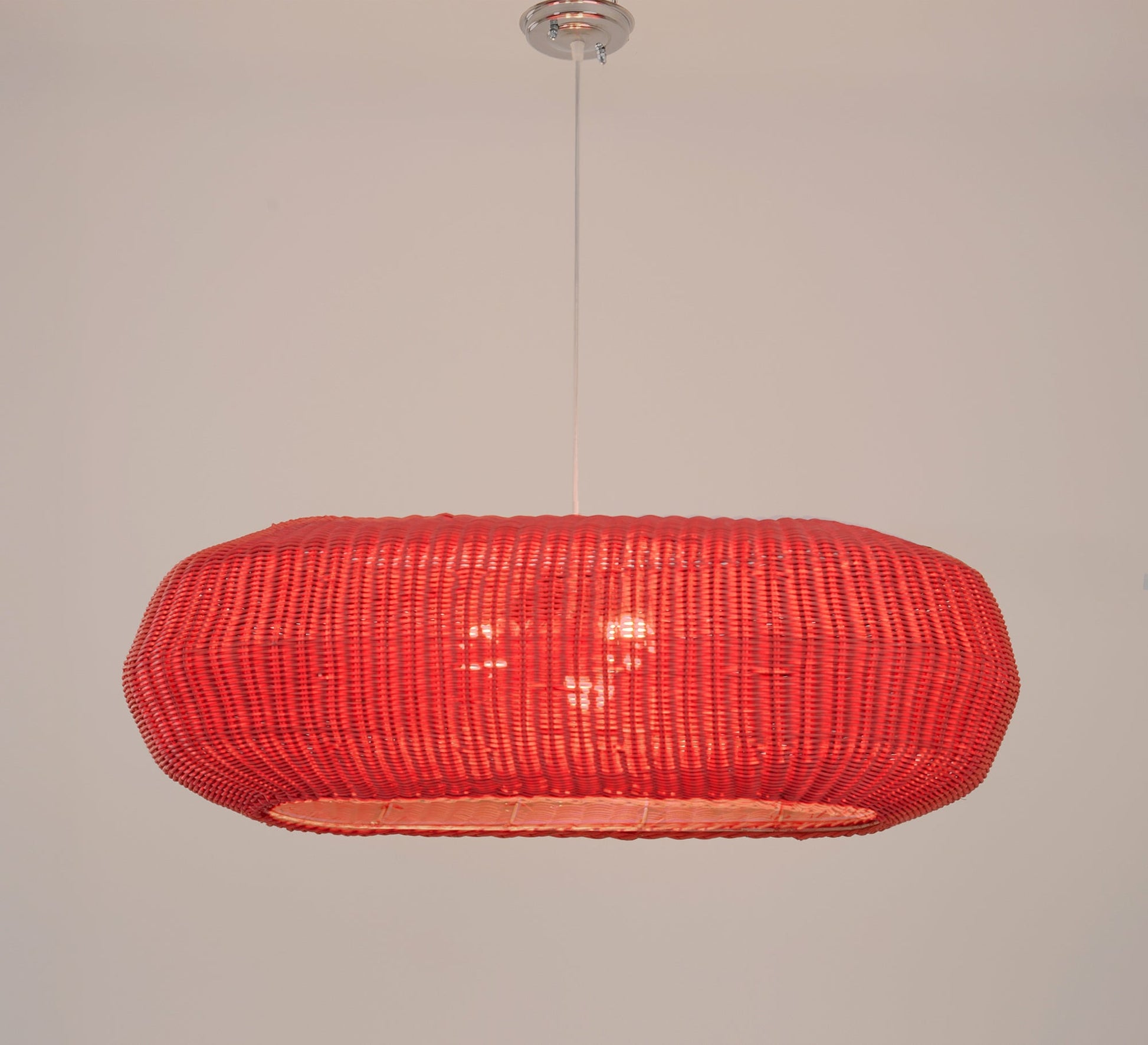 A chandelier in a bold red color - Vitrine Furniture - Ceiling lights