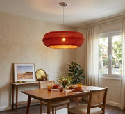 A chandelier in a bold red color - Vitrine Furniture - Ceiling lights