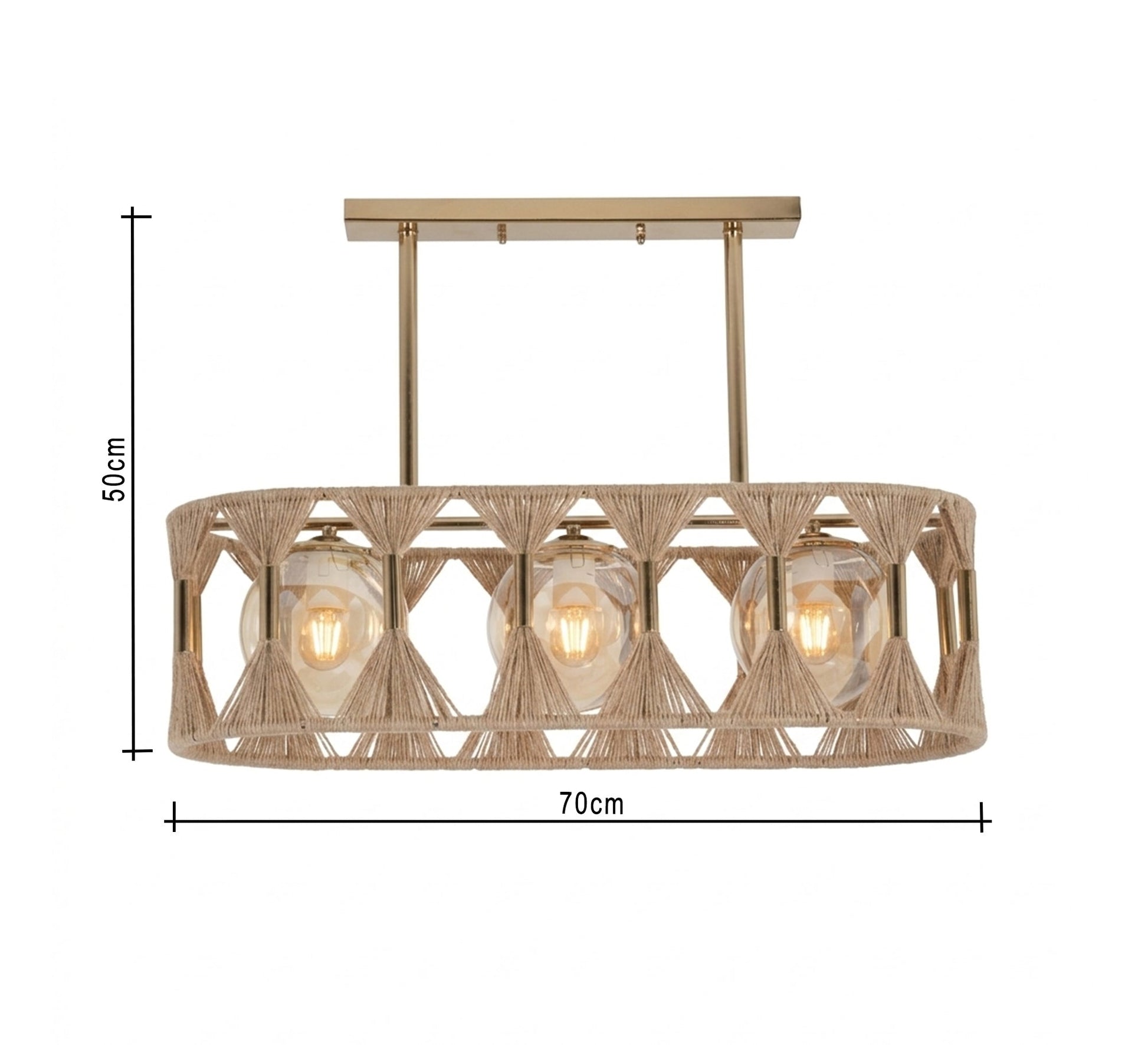 A chandelier with a balanced geometric design - Vitrine Furniture - Ceiling lights