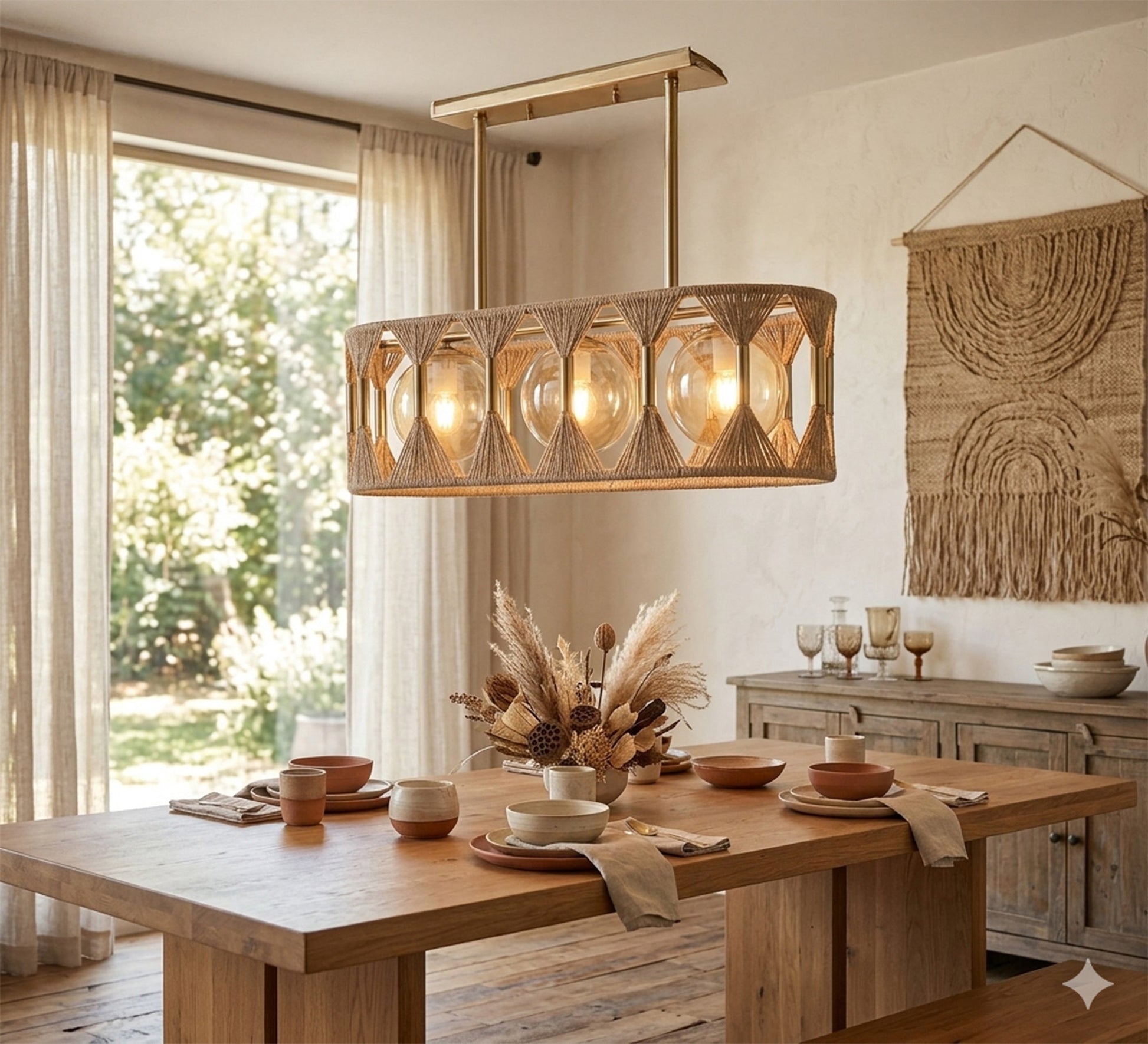 A chandelier with a balanced geometric design - Vitrine Furniture - Ceiling lights