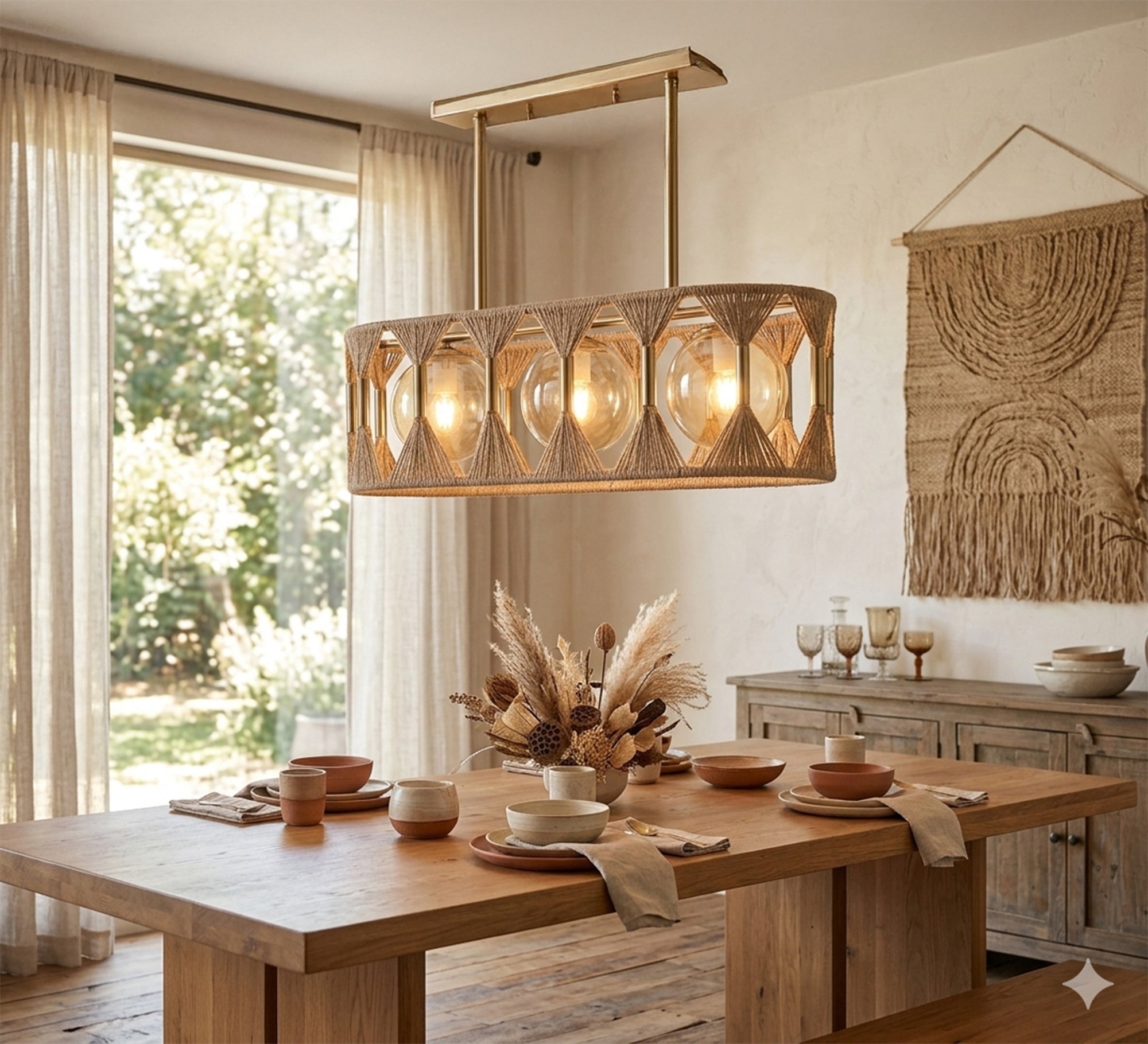 A chandelier with a balanced geometric design - Vitrine Furniture - Ceiling lights