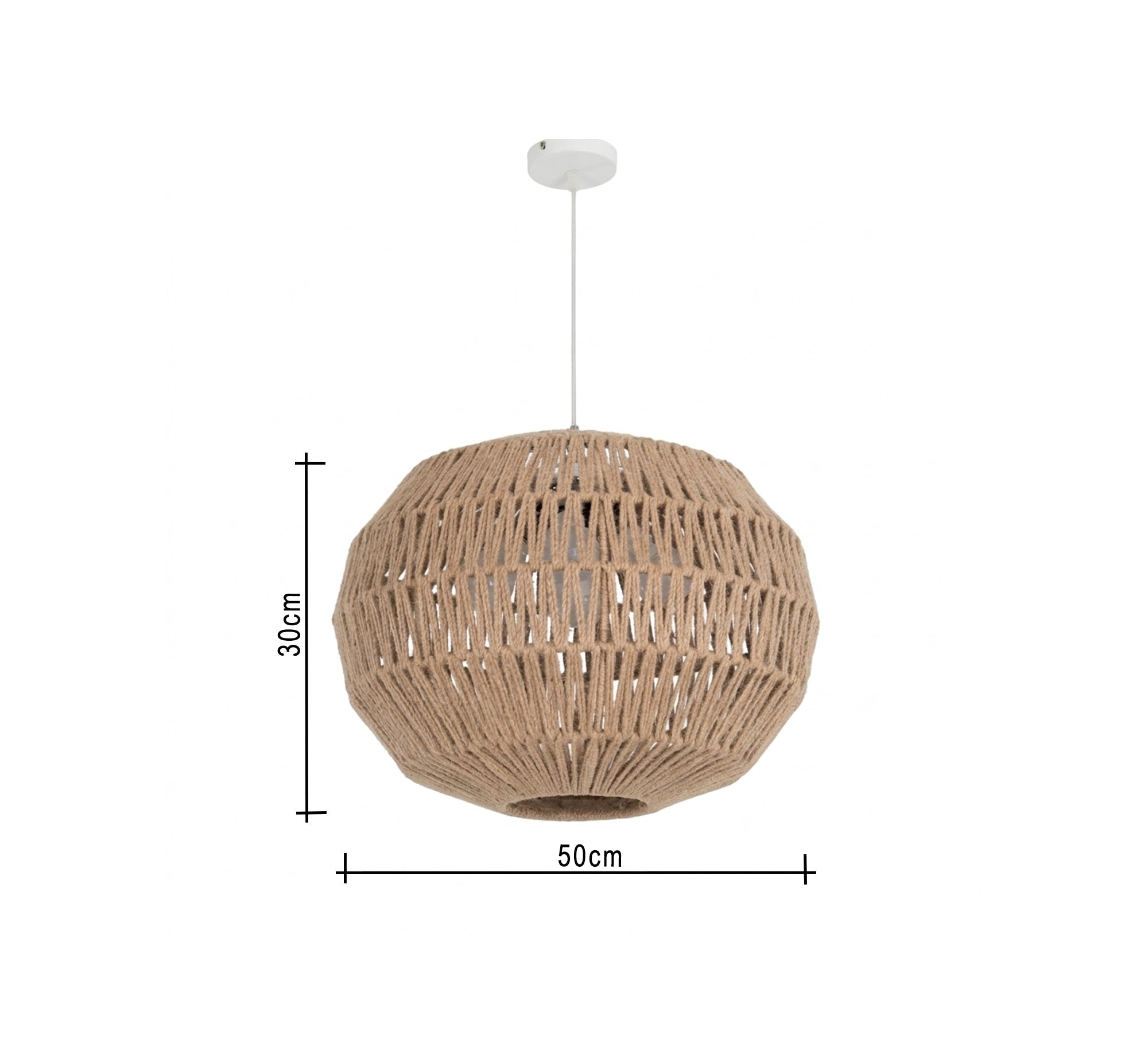 A chandelier with a dense hand - woven pattern - Vitrine Furniture - Ceiling lights