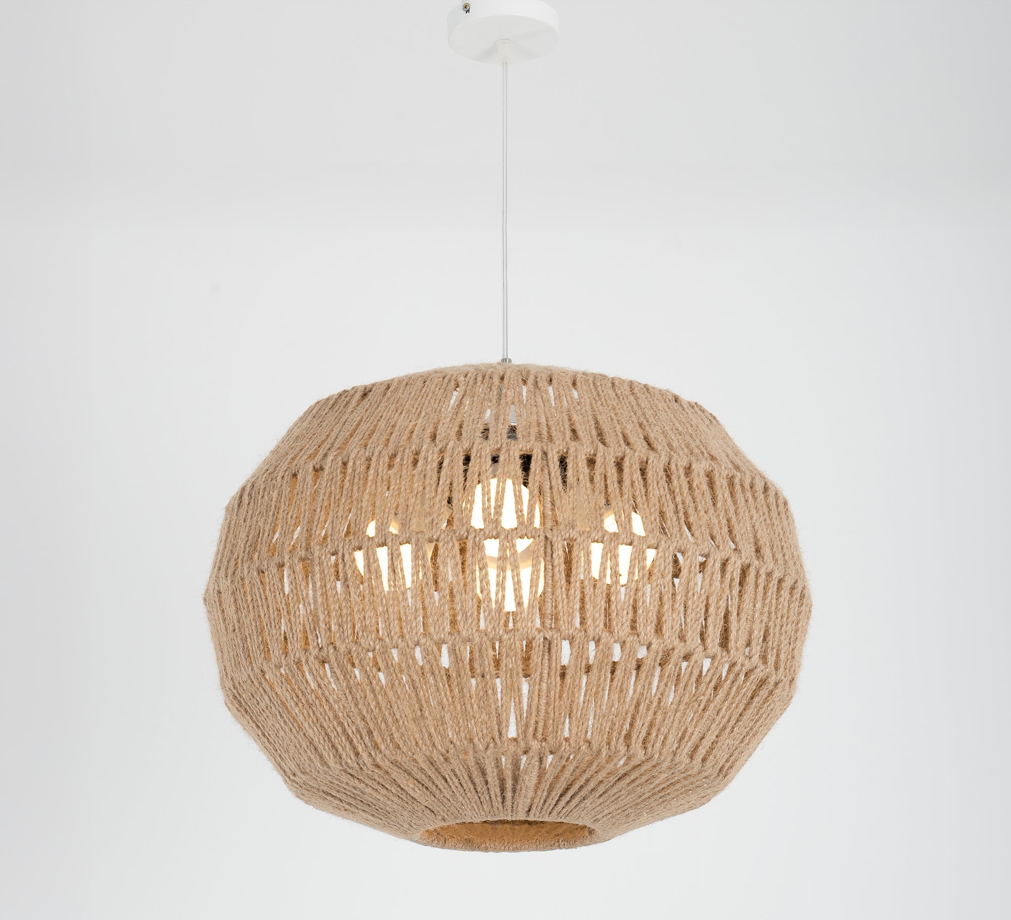 A chandelier with a dense hand - woven pattern - Vitrine Furniture - Ceiling lights