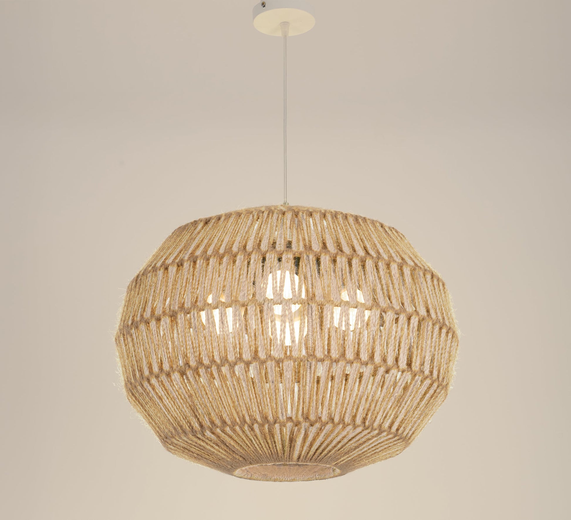 A chandelier with a dense hand - woven pattern - Vitrine Furniture - Ceiling lights