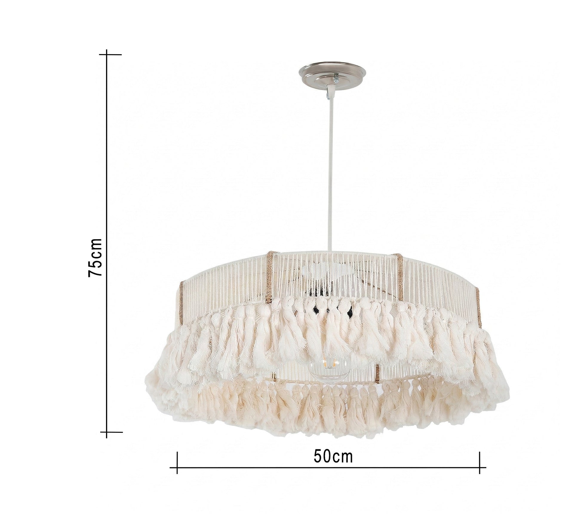 A chandelier with a round design that is soothing to the nerves - Vitrine Furniture - Ceiling lights