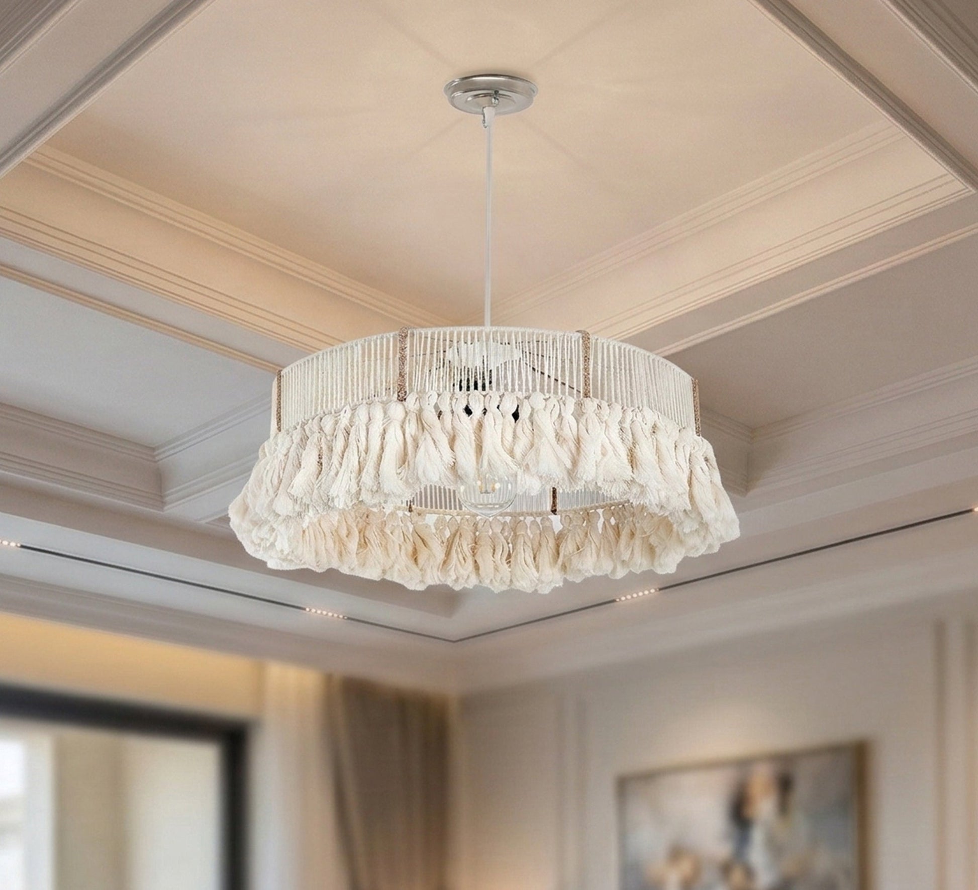 A chandelier with a round design that is soothing to the nerves - Vitrine Furniture - Ceiling lights