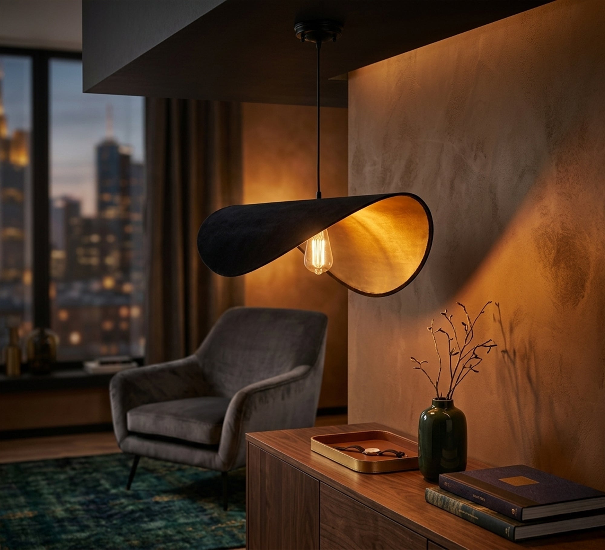 A chandelier with a streamlined design - Vitrine Furniture - Ceiling lights