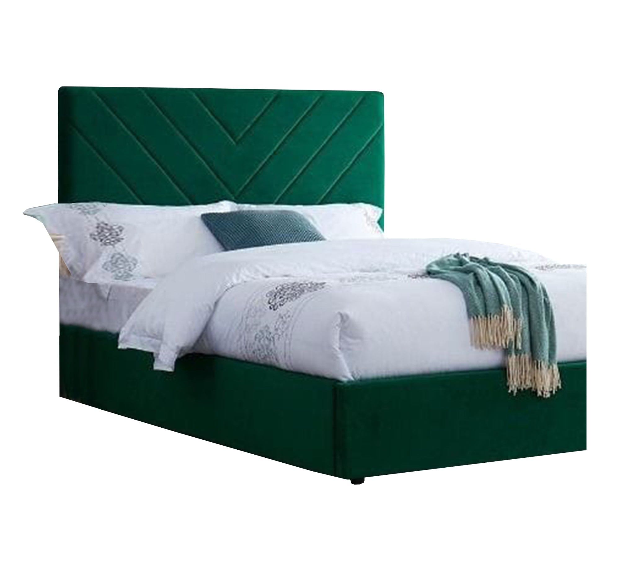 A cheerful green bed design - Vitrine Furniture - Furniture