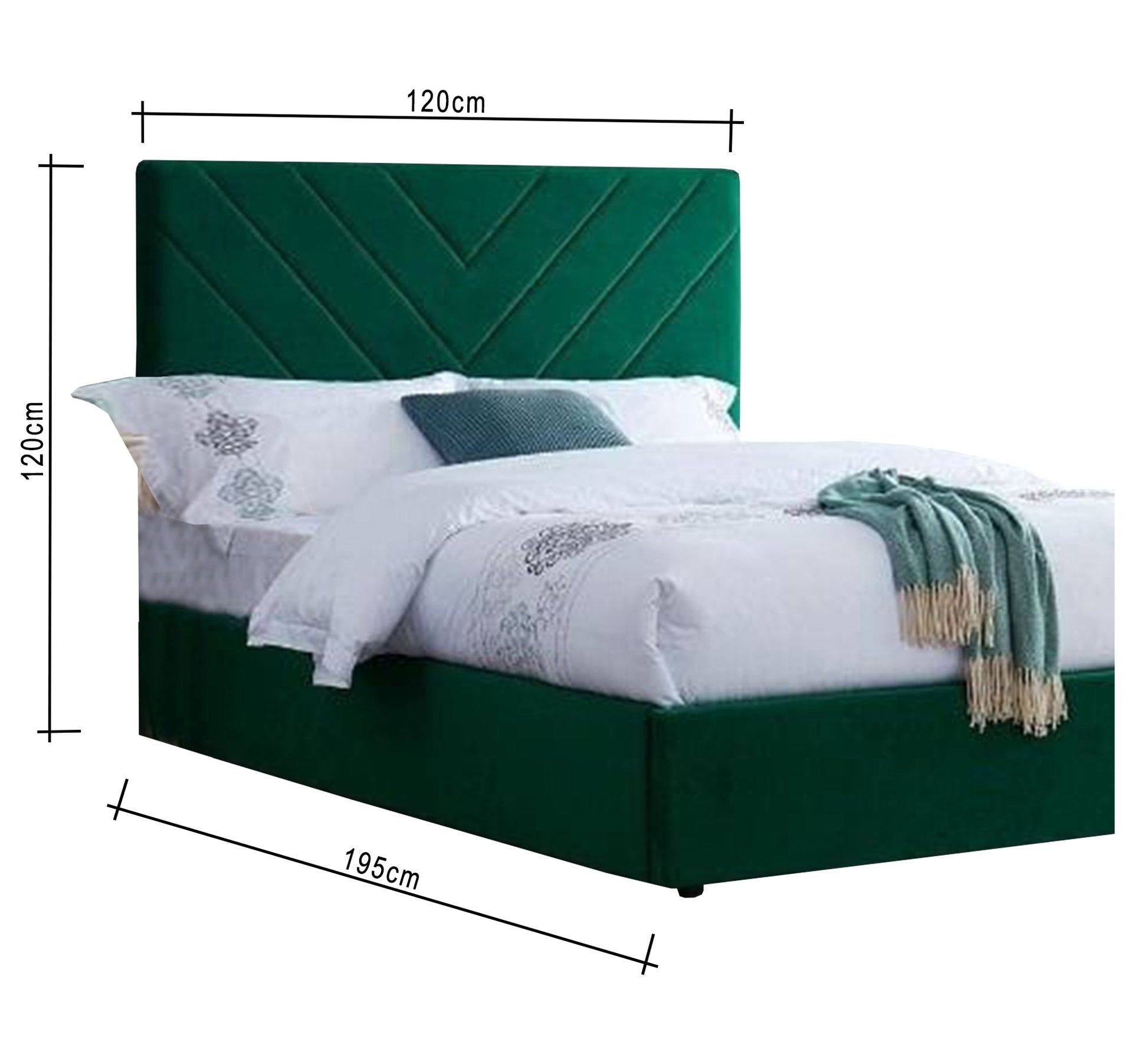 A cheerful green bed design - Vitrine Furniture - Furniture