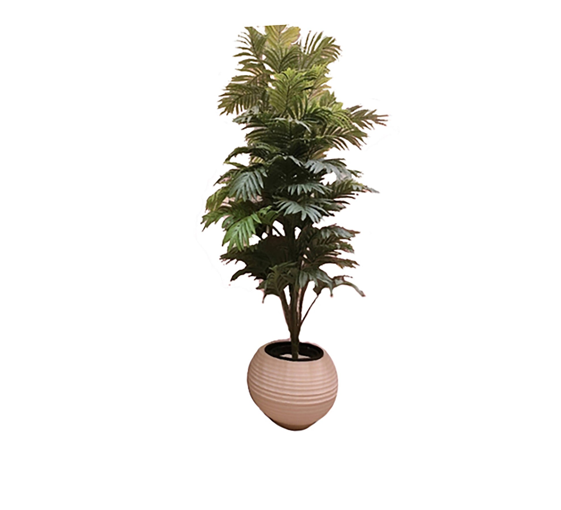 A circular pot for artificial planting - Vitrine Furniture - Décor