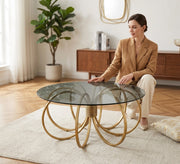 A circular table with a unique design - Vitrine Furniture - Coffee Tables