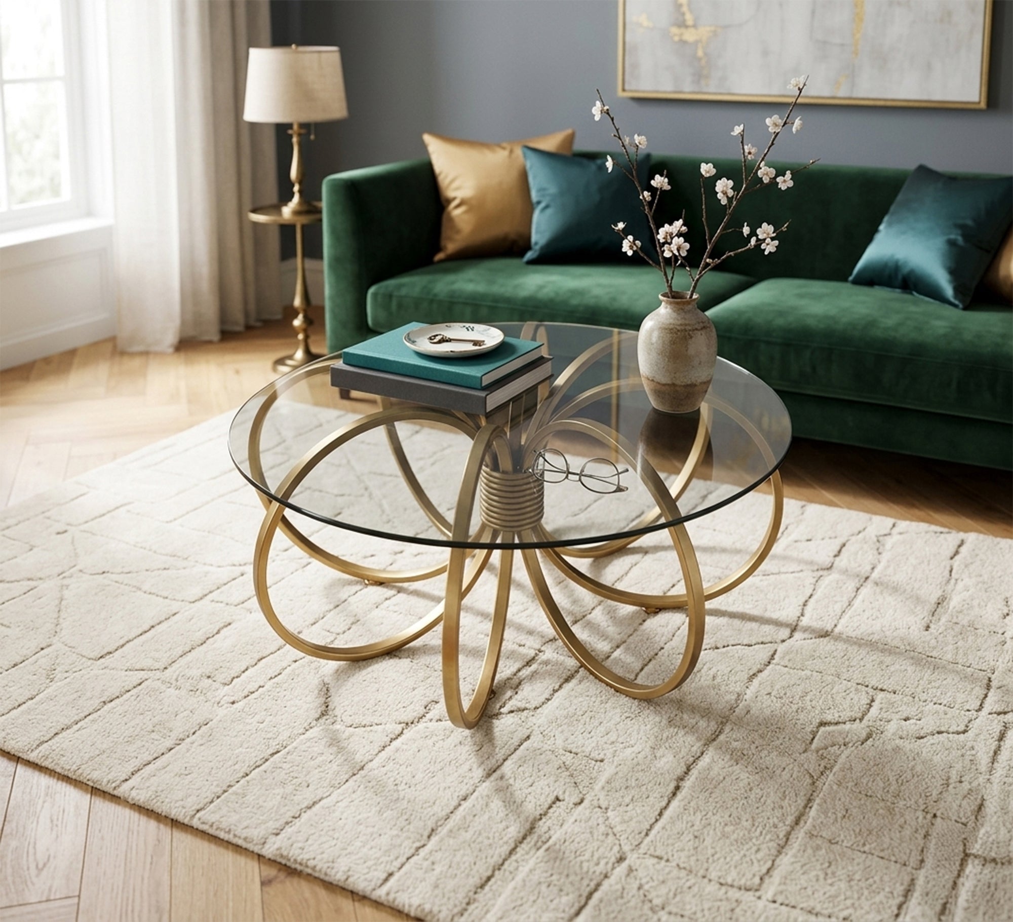 A circular table with a unique design - Vitrine Furniture - Coffee Tables