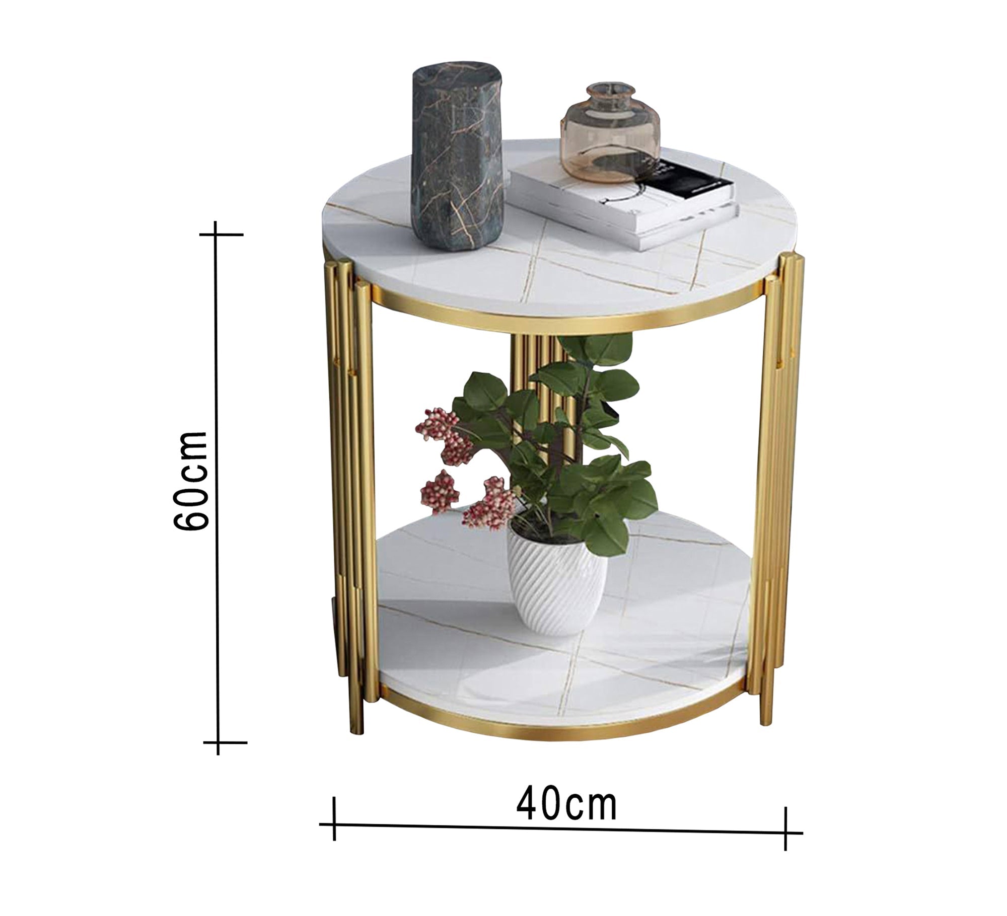 A circular table with two different tops - Vitrine Furniture - Furniture