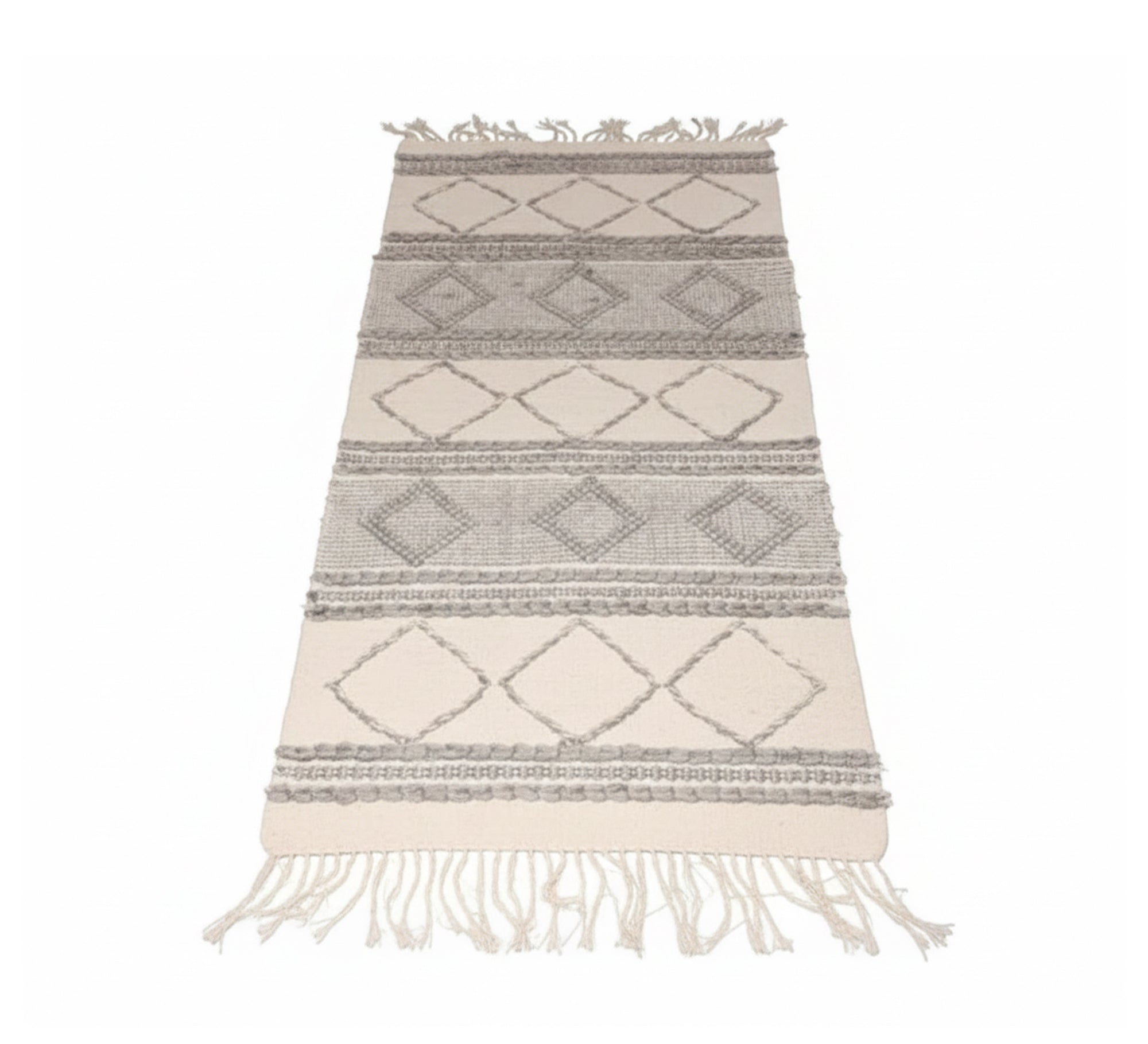 A classic rug with alternating geometric patterns - Vitrine Furniture - Accessories