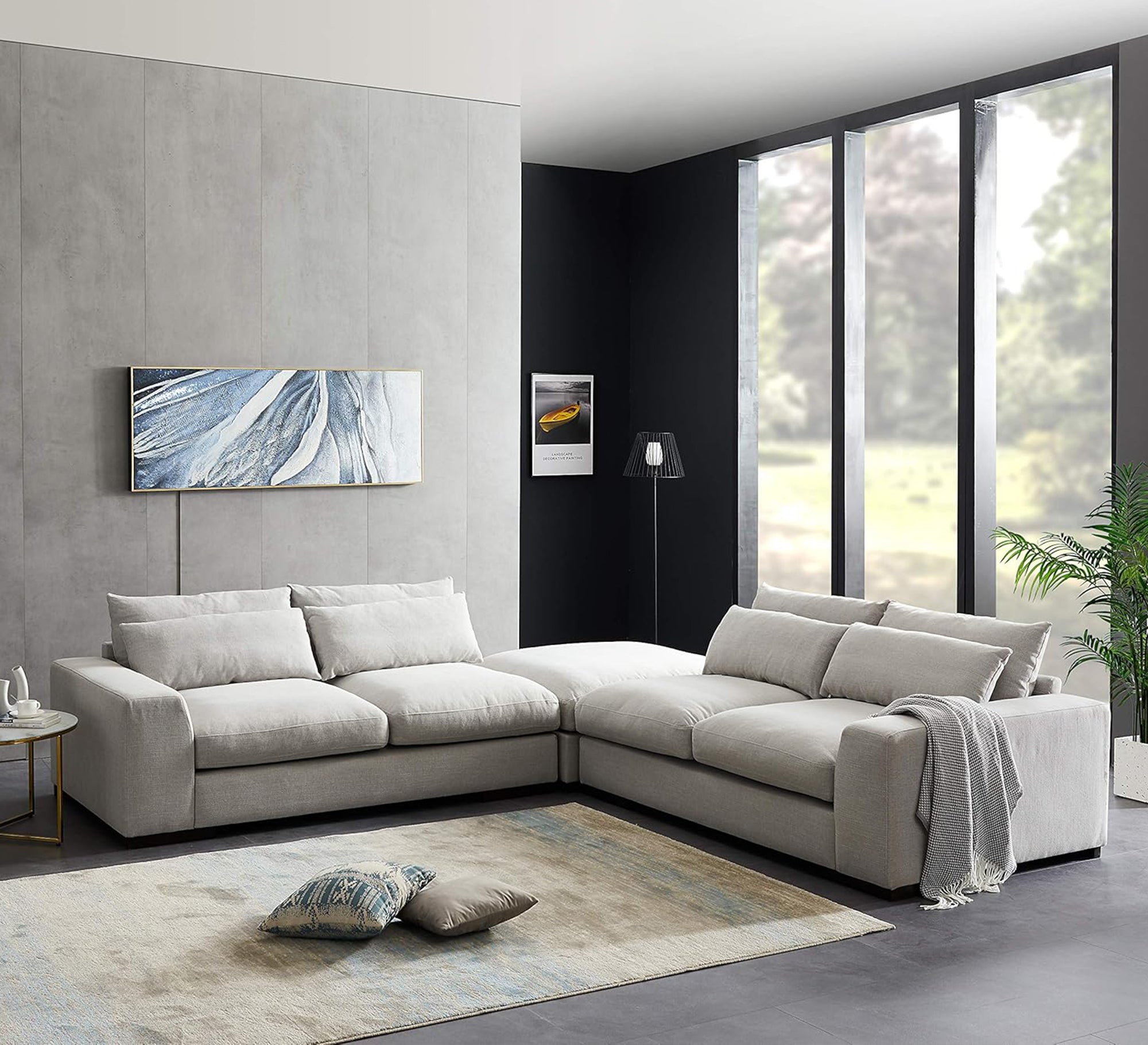 A comfortable corner with soft cushions - Vitrine Furniture - Furniture