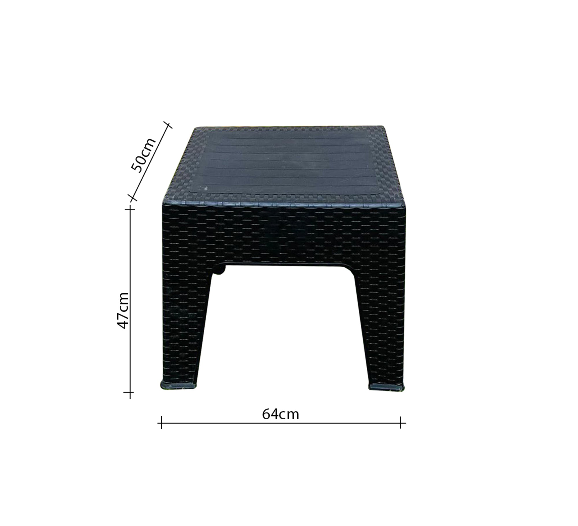 A compact and comfortable black patio set - Vitrine Furniture - Outdoor Products