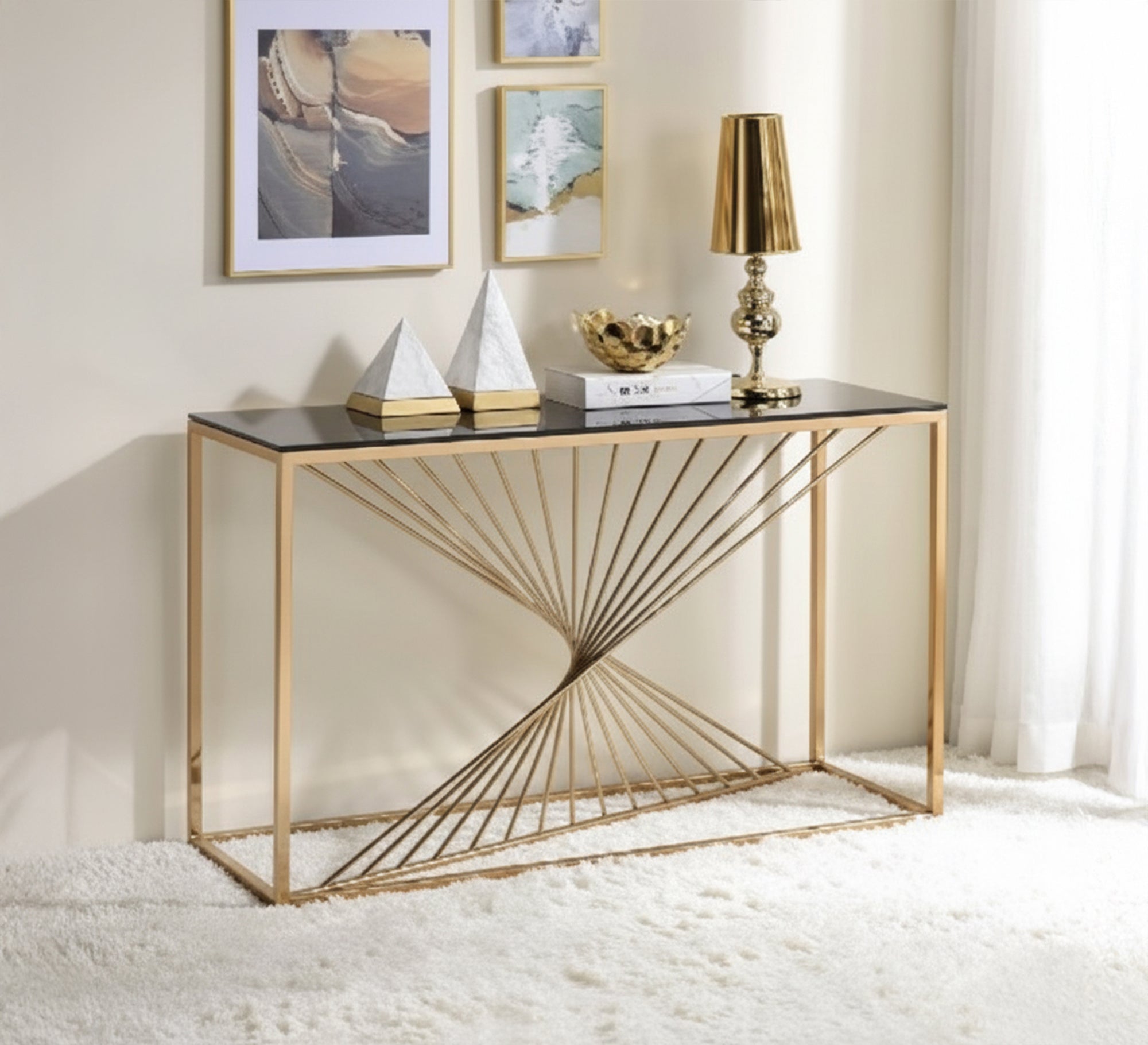 A console where art meets luxury - Vitrine Furniture - Furniture