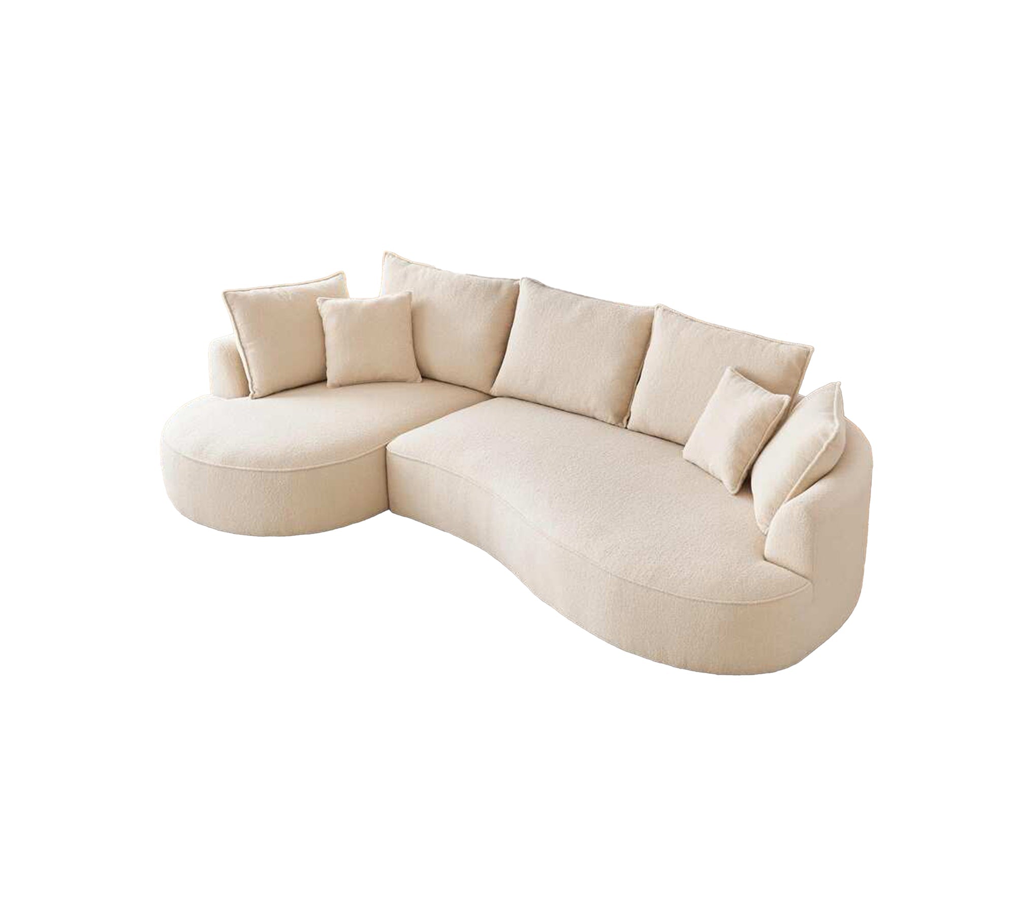 A corner featuring a unique curved design - Vitrine Furniture - Furniture