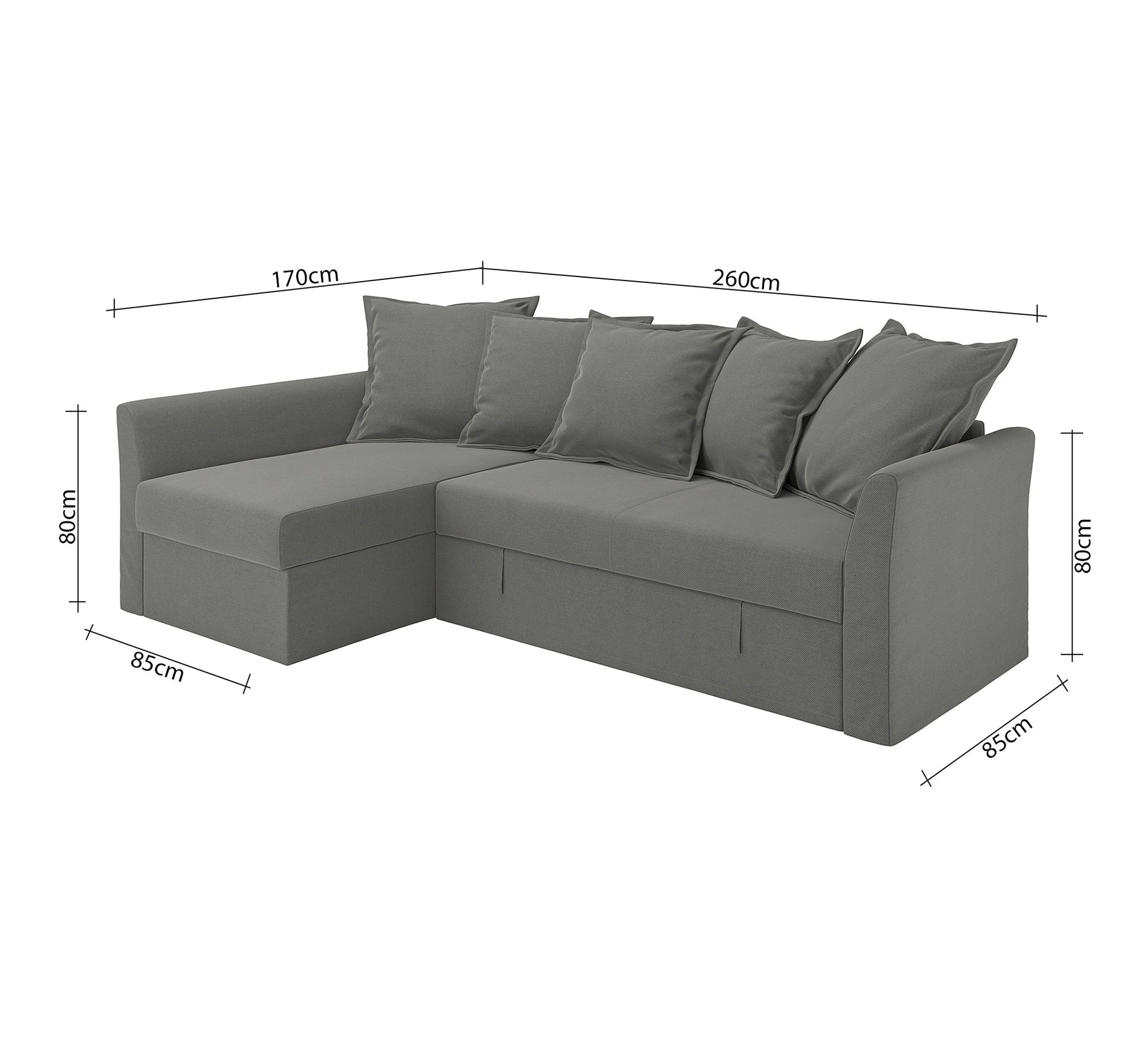 A corner sofa with a chaise longue - Vitrine Furniture - Furniture