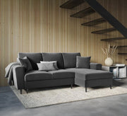 A corner sofa with a soft, velvety feel - Vitrine Furniture - Furniture
