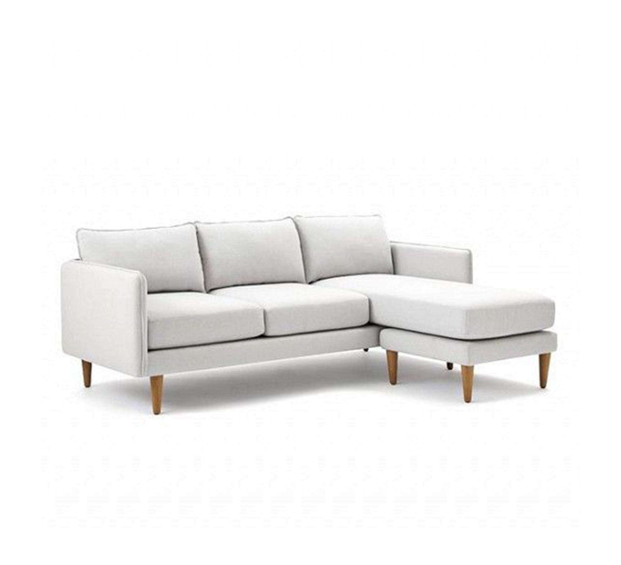 A corner sofa with wide armrests and cylindrical legs - Vitrine Furniture - Furniture