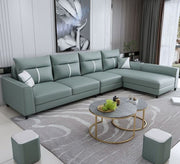A corner with a three - seater sofa and an elegant chaise longue - Vitrine Furniture - Furniture