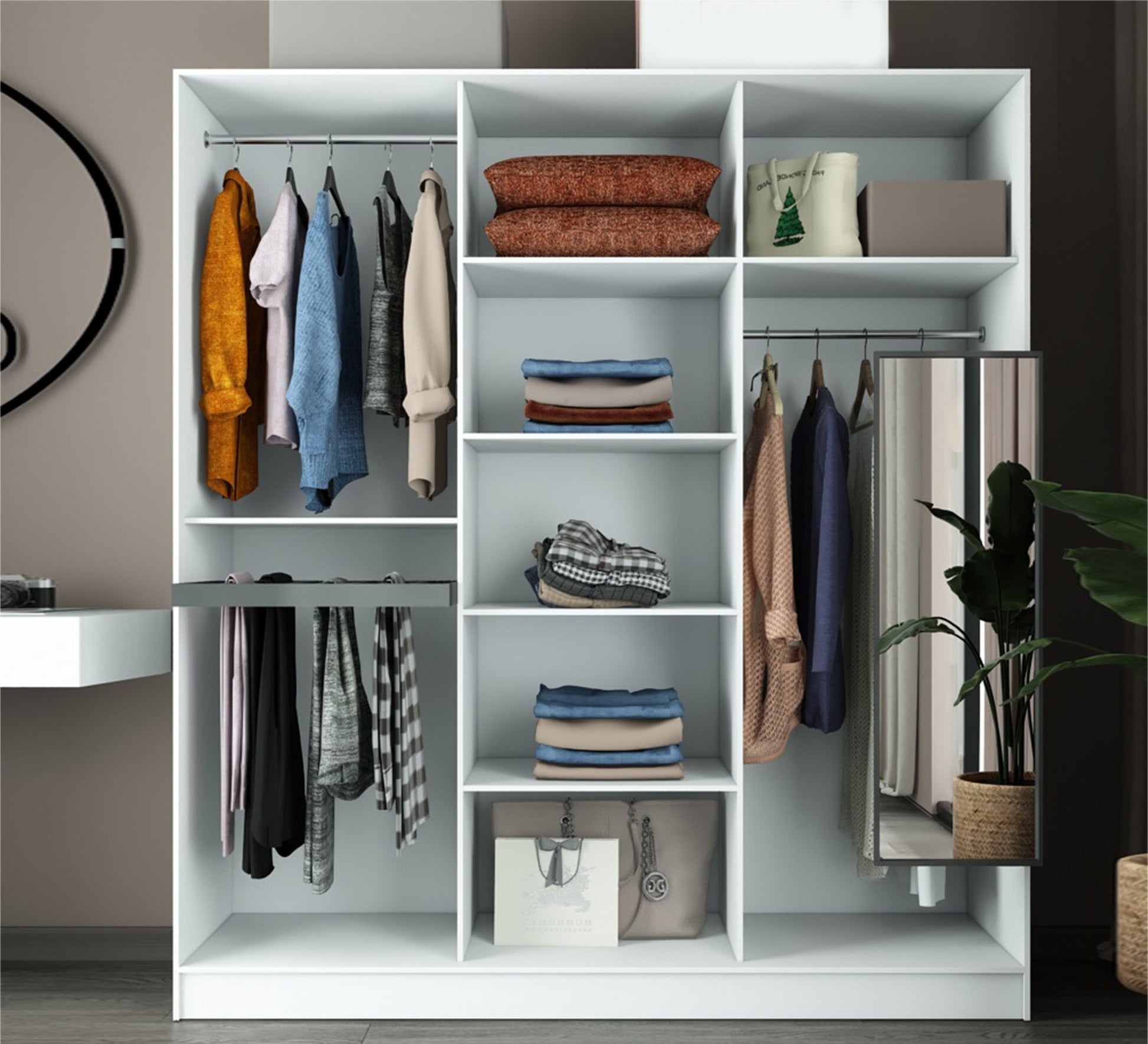 A cupboard with three sliding doors - Vitrine Furniture - Furniture