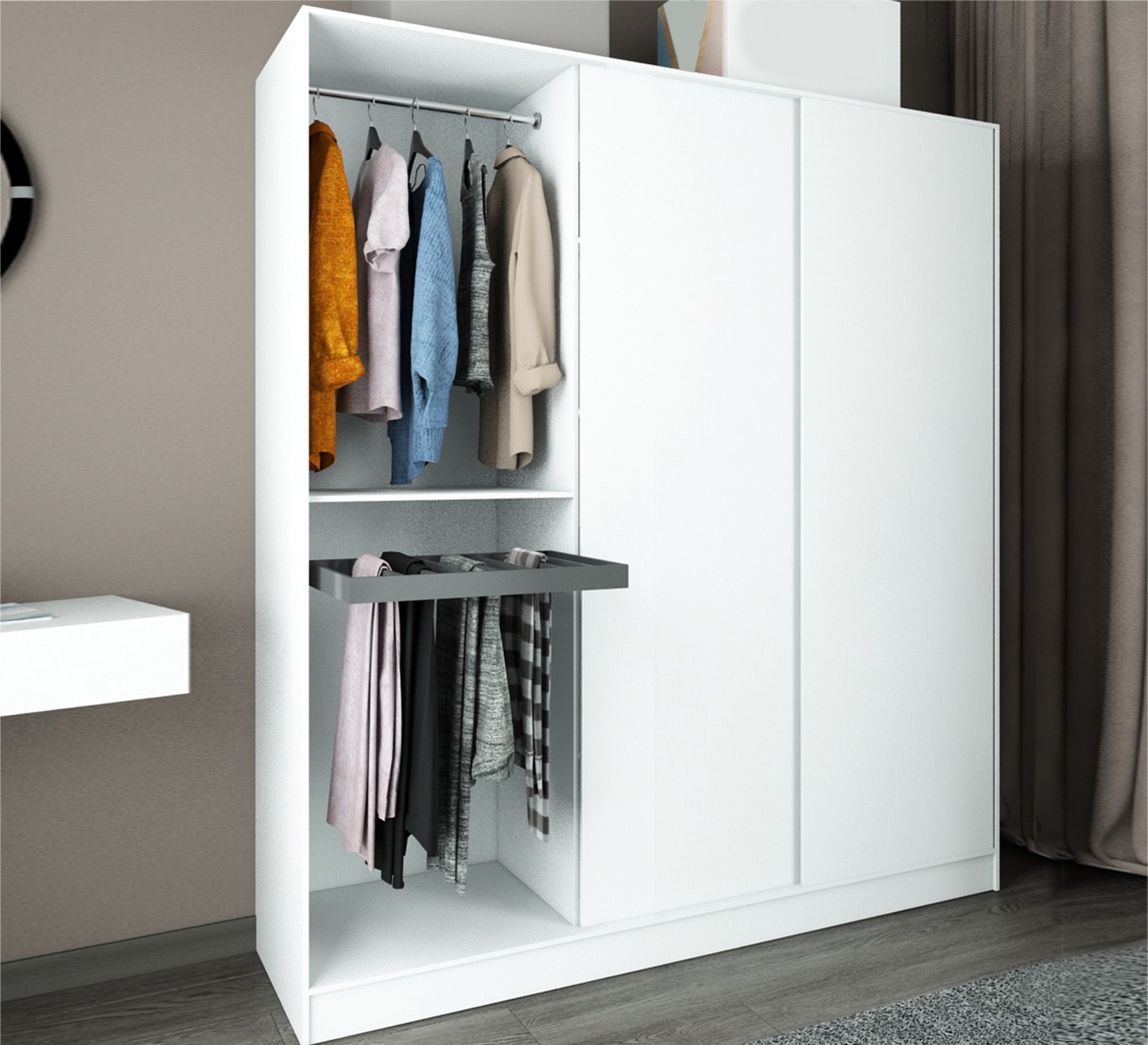 A cupboard with three sliding doors - Vitrine Furniture - Furniture