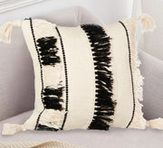 A cushion adorned with dense fringe at its corners - Vitrine Furniture - Accessories