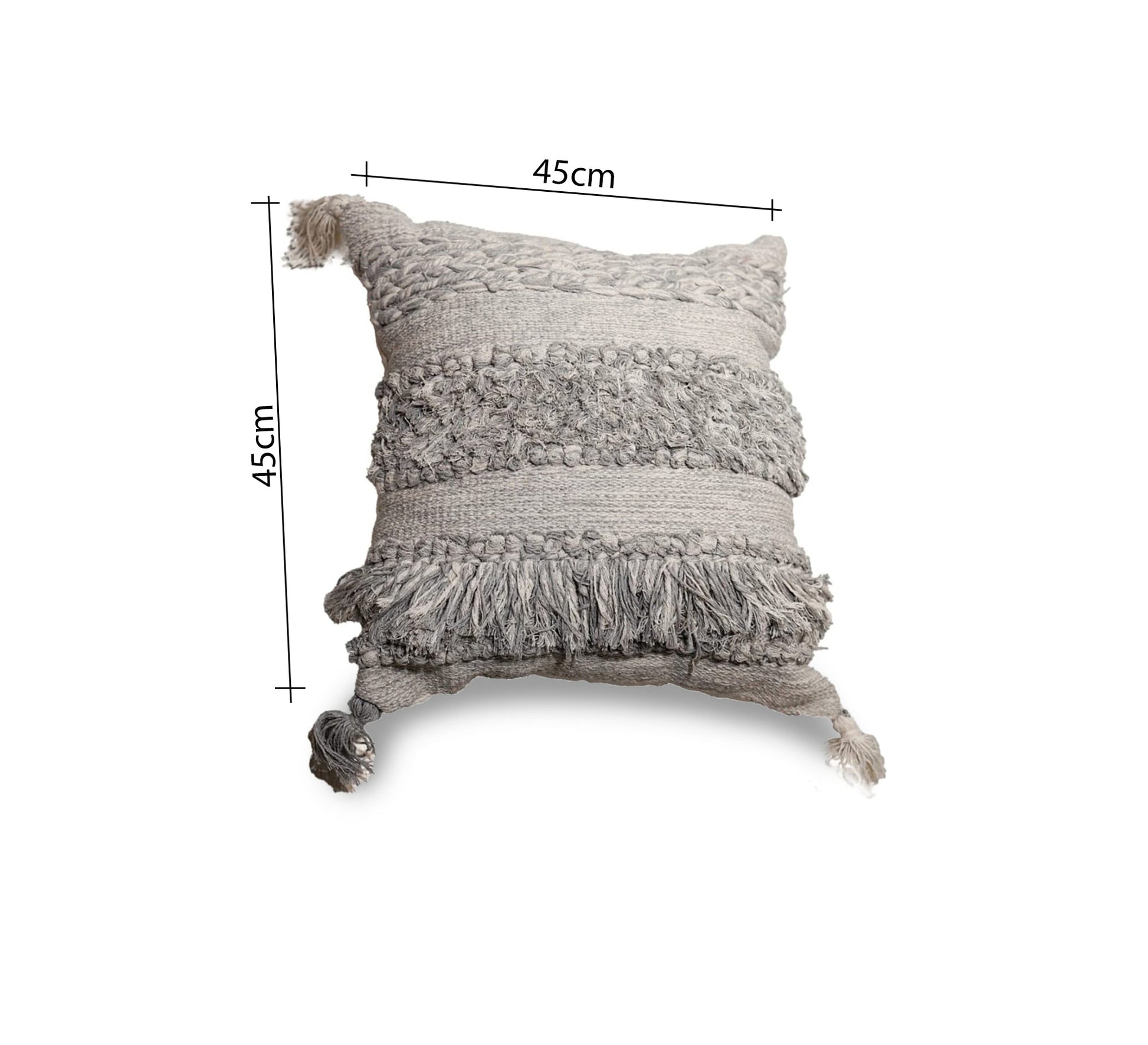 A cushion distinguished by its rich, multi - layered fabric. - Vitrine Furniture - Accessories