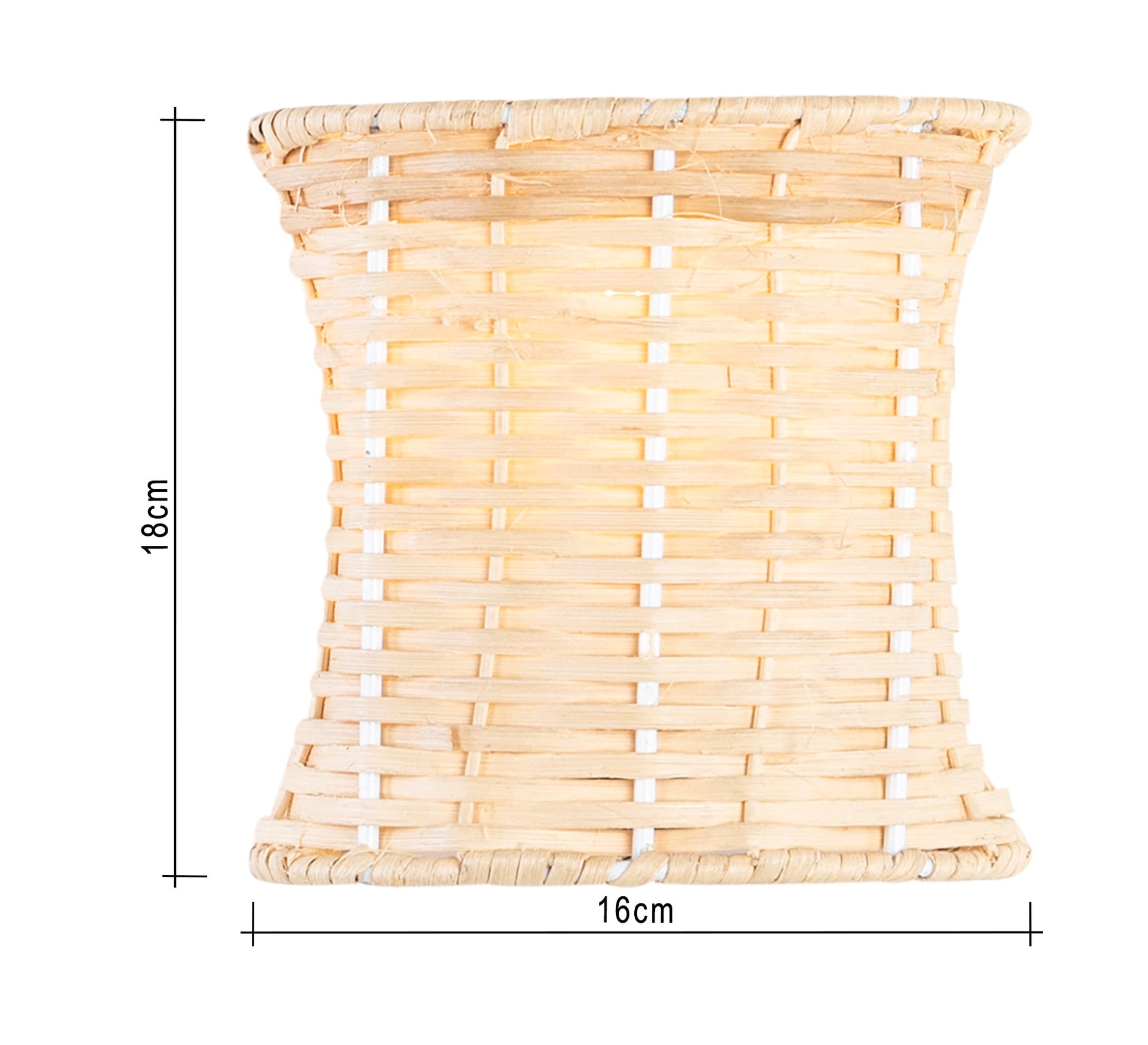 A cylindrical wall lamp with a slight curve in the middle. - Vitrine Furniture - Lighting