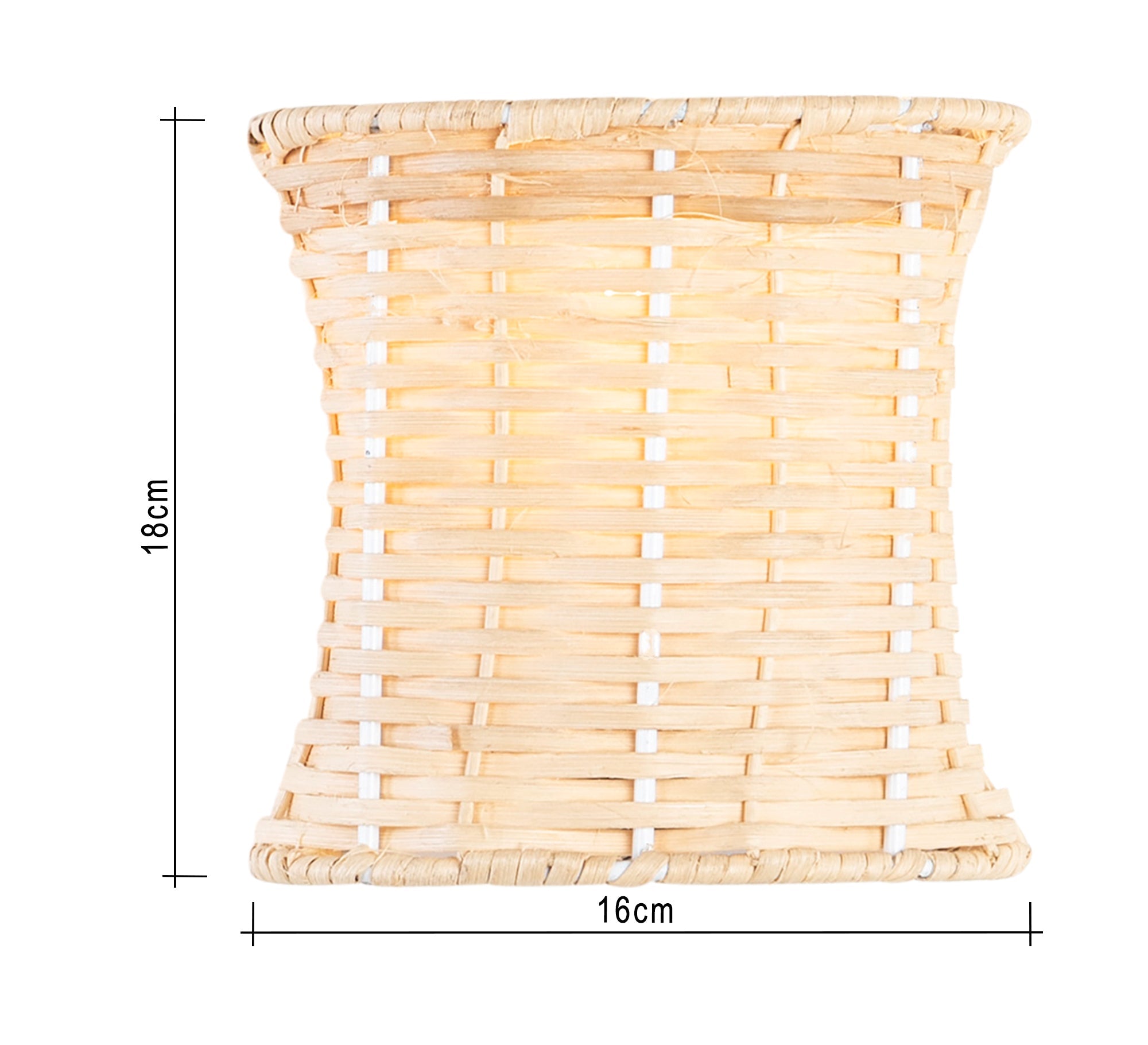 A cylindrical wall lamp with a slight curve in the middle. - Vitrine Furniture - Lighting