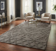 A dark boho rug with diamond patterns - Vitrine Furniture - Accessories