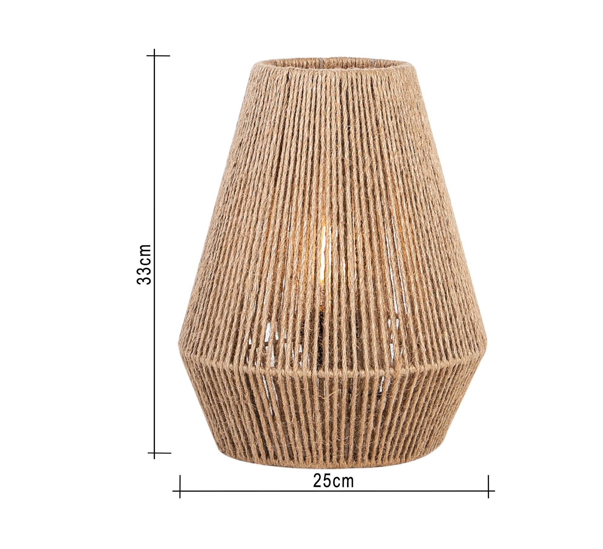 A decorative table lamp with natural filaments. - Vitrine Furniture - Lighting