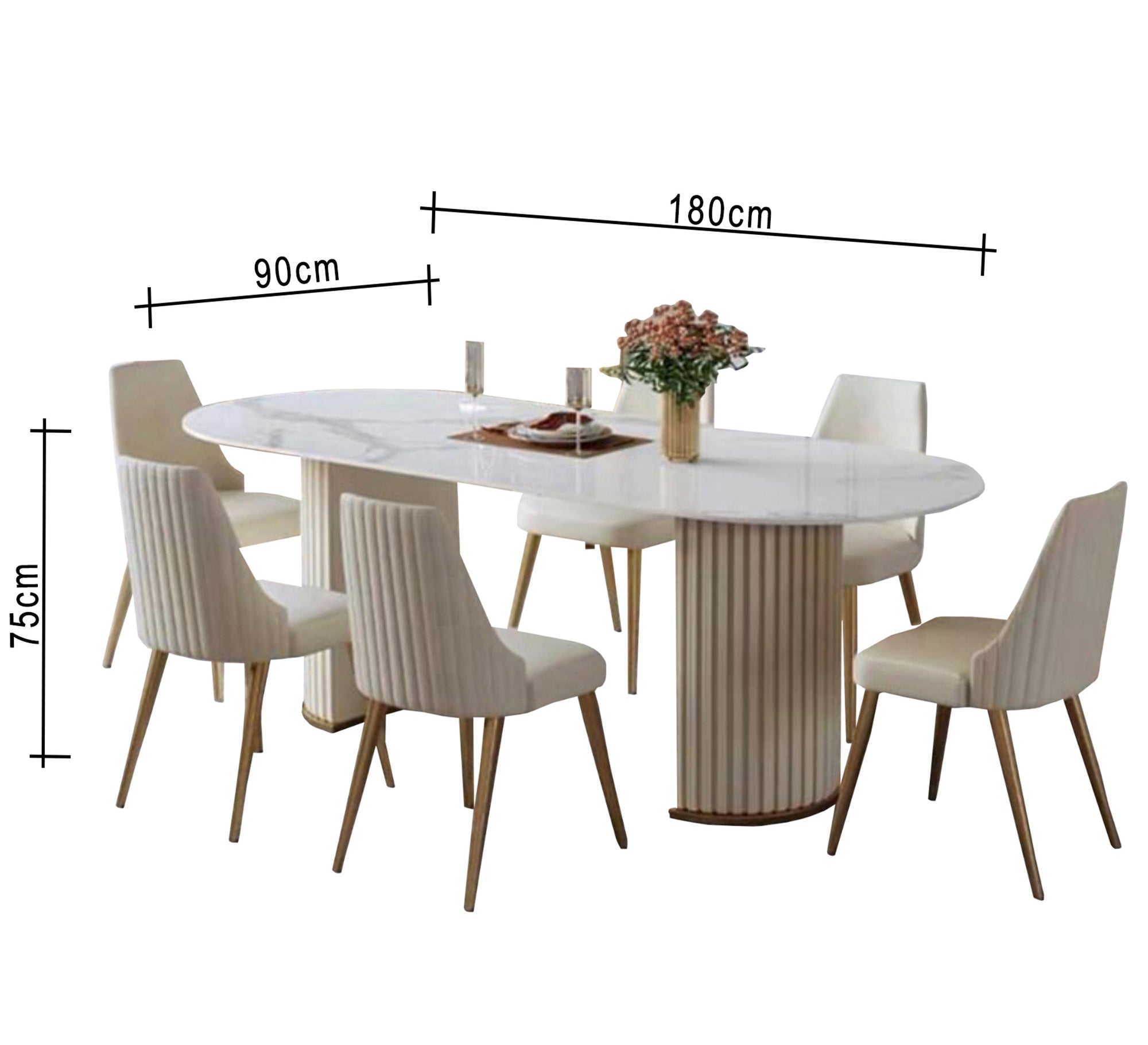 A dining table with a unique and elegant design - Vitrine Furniture - Furniture