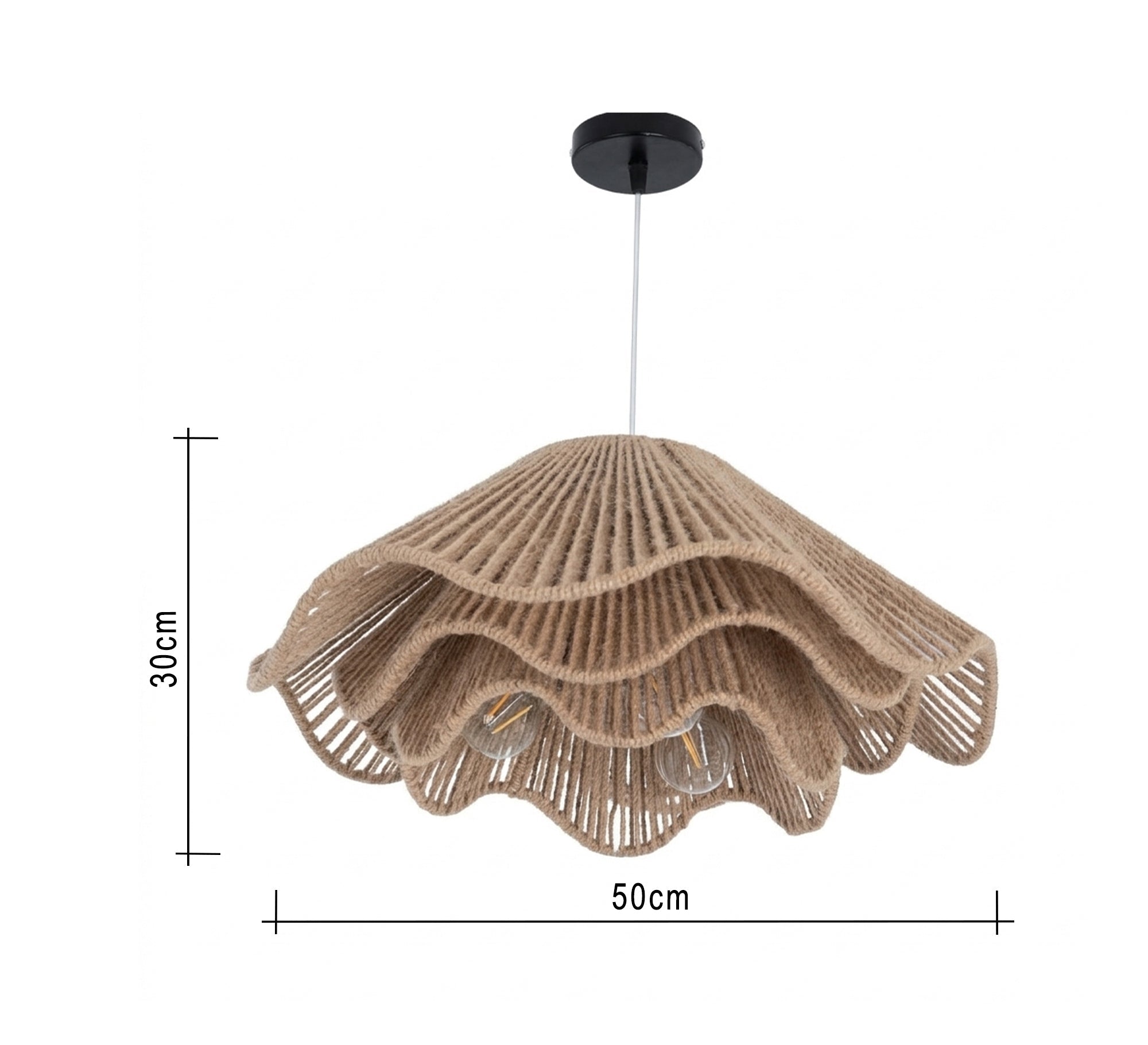 A distinctive chandelier with natural undulations - Vitrine Furniture - Ceiling lights