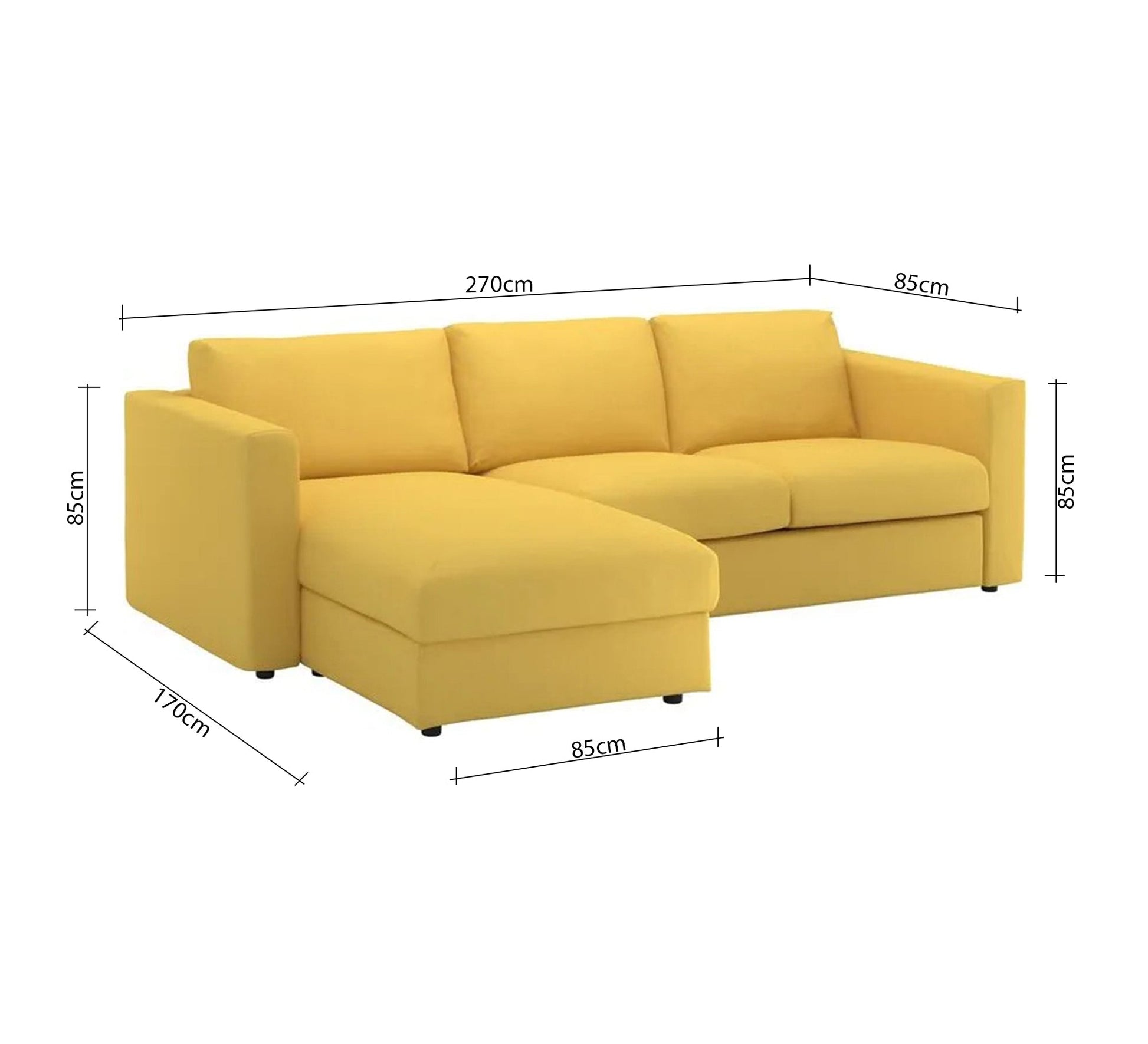 A distinctive golden yellow corner - Vitrine Furniture - Furniture