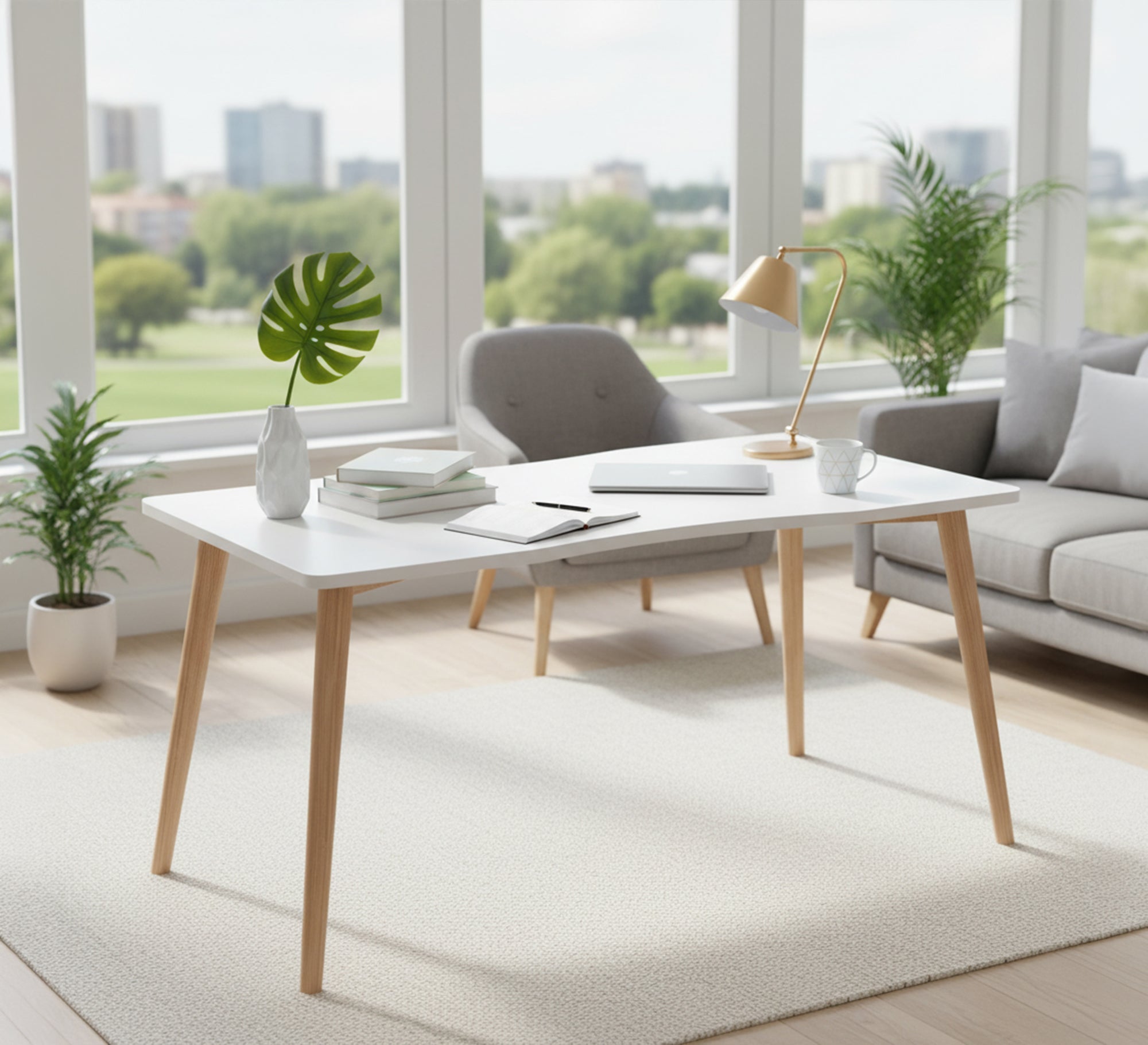 A distinctive office with a simple design. - Vitrine Furniture - Desks