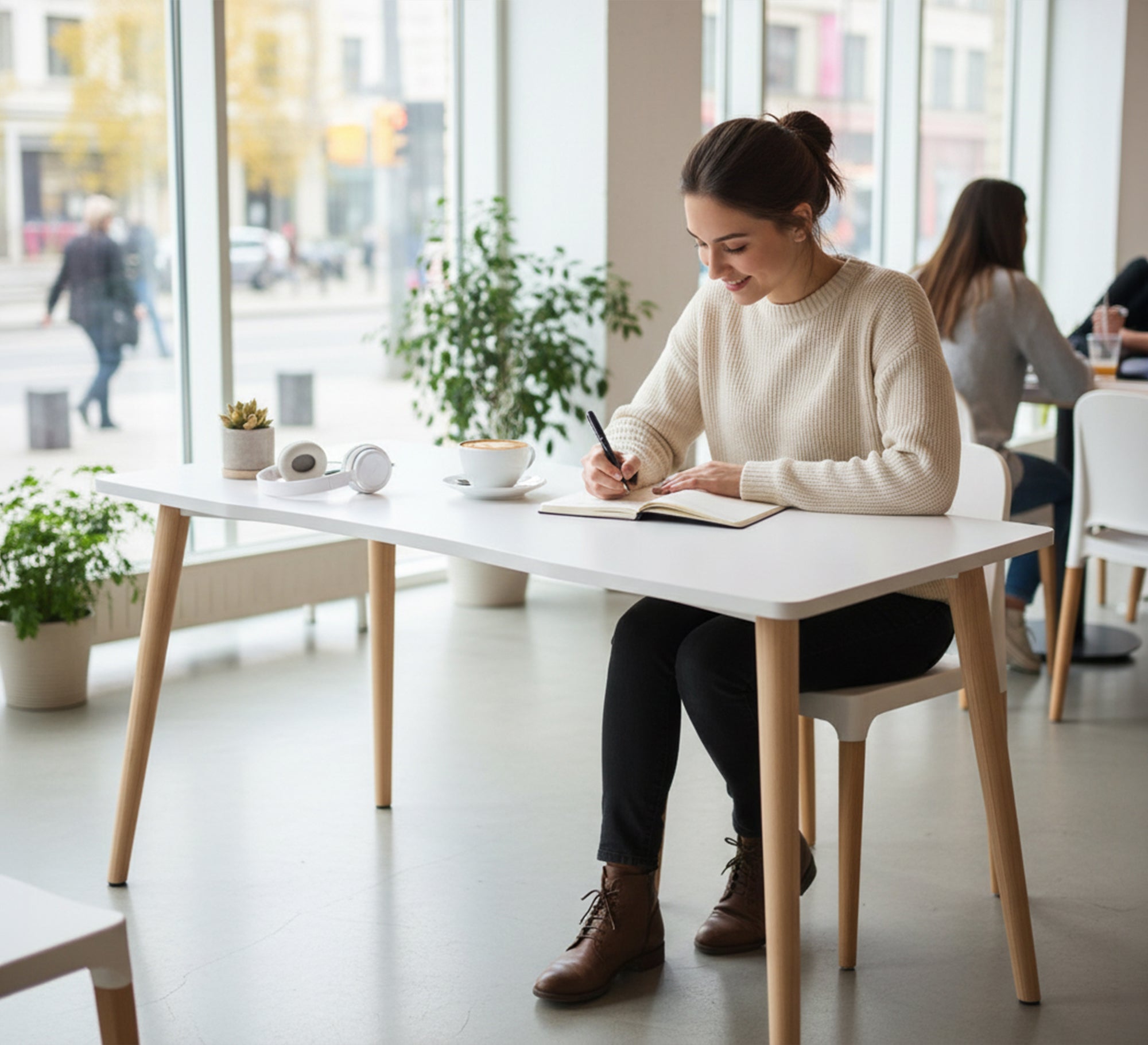 A distinctive office with a simple design. - Vitrine Furniture - Desks