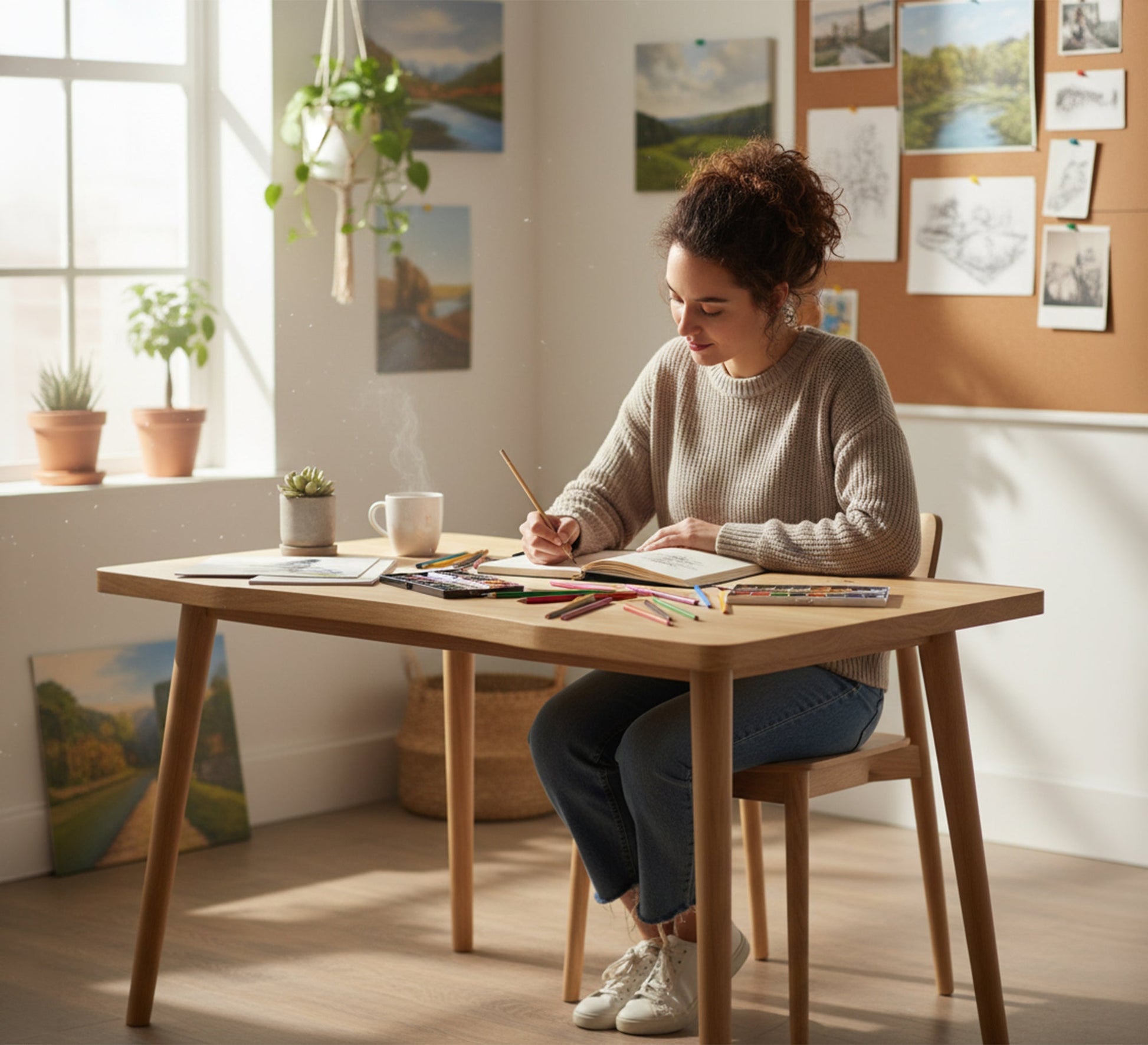A distinctive office with a simple design. - Vitrine Furniture - Desks