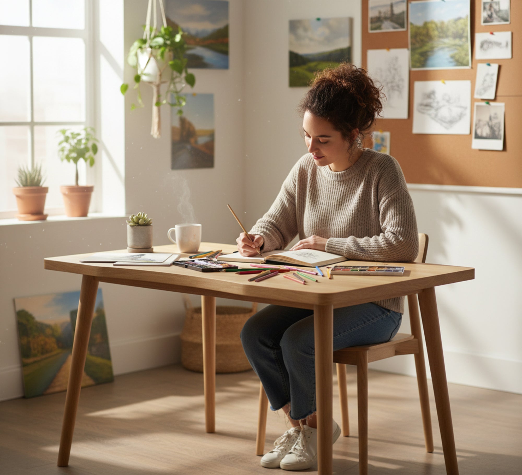 A distinctive office with a simple design. - Vitrine Furniture - Desks